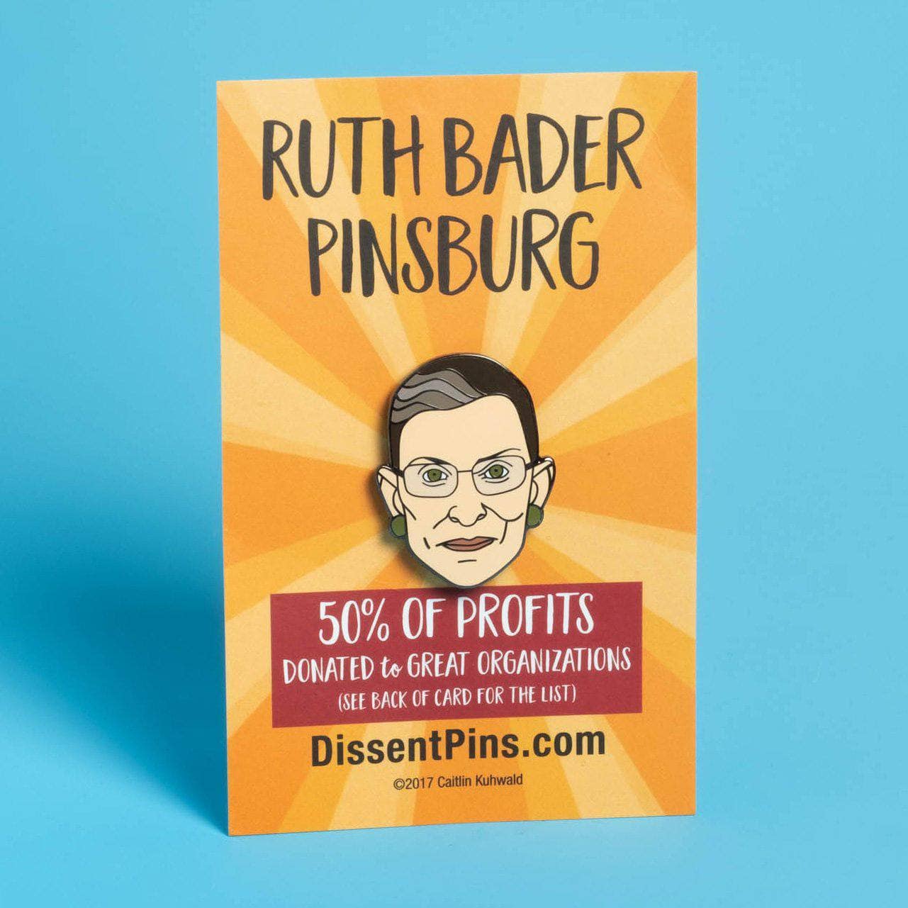 Ruth Bader Pinsburg Pin