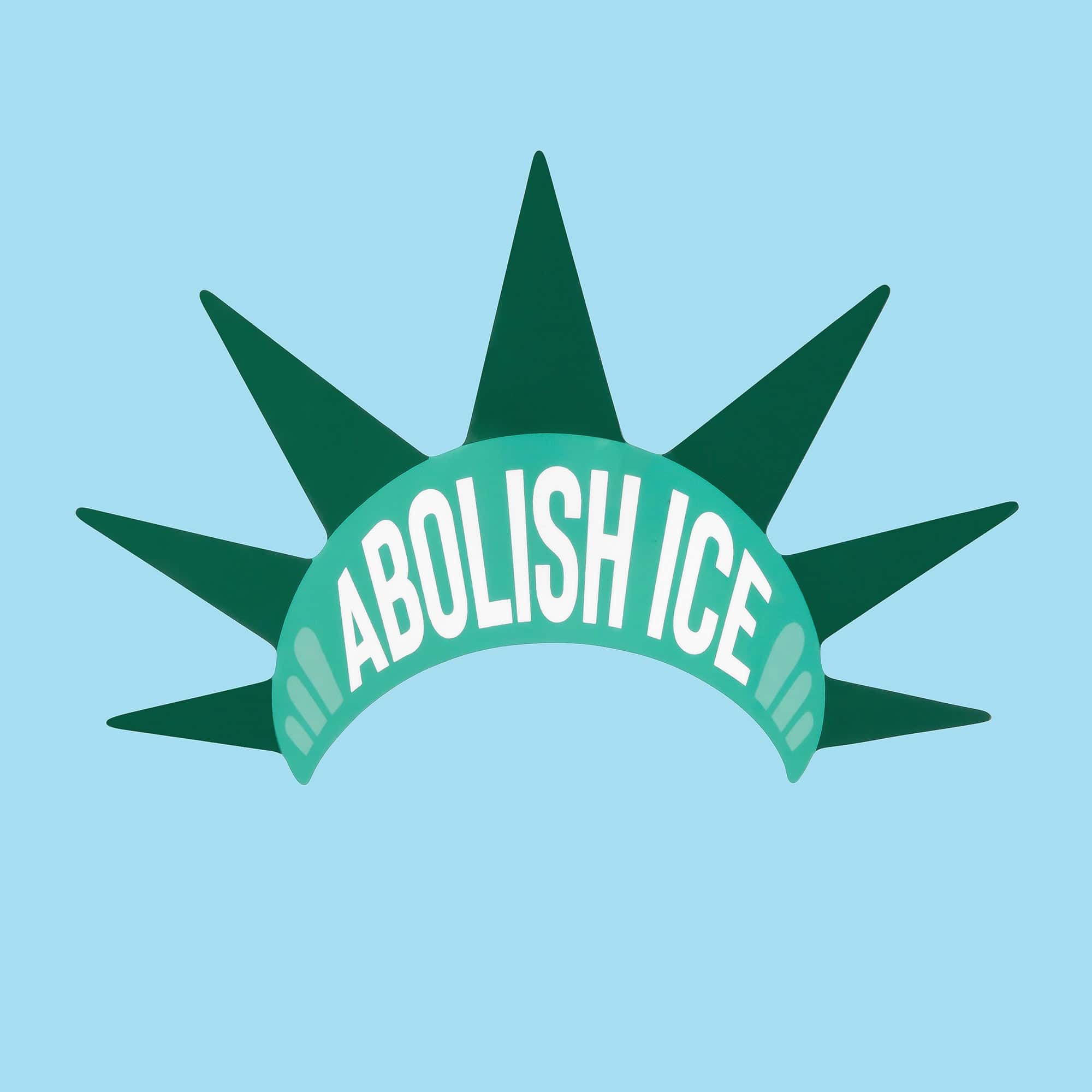 Abolish ICE Liberty Bumper Sticker or Car Magnet