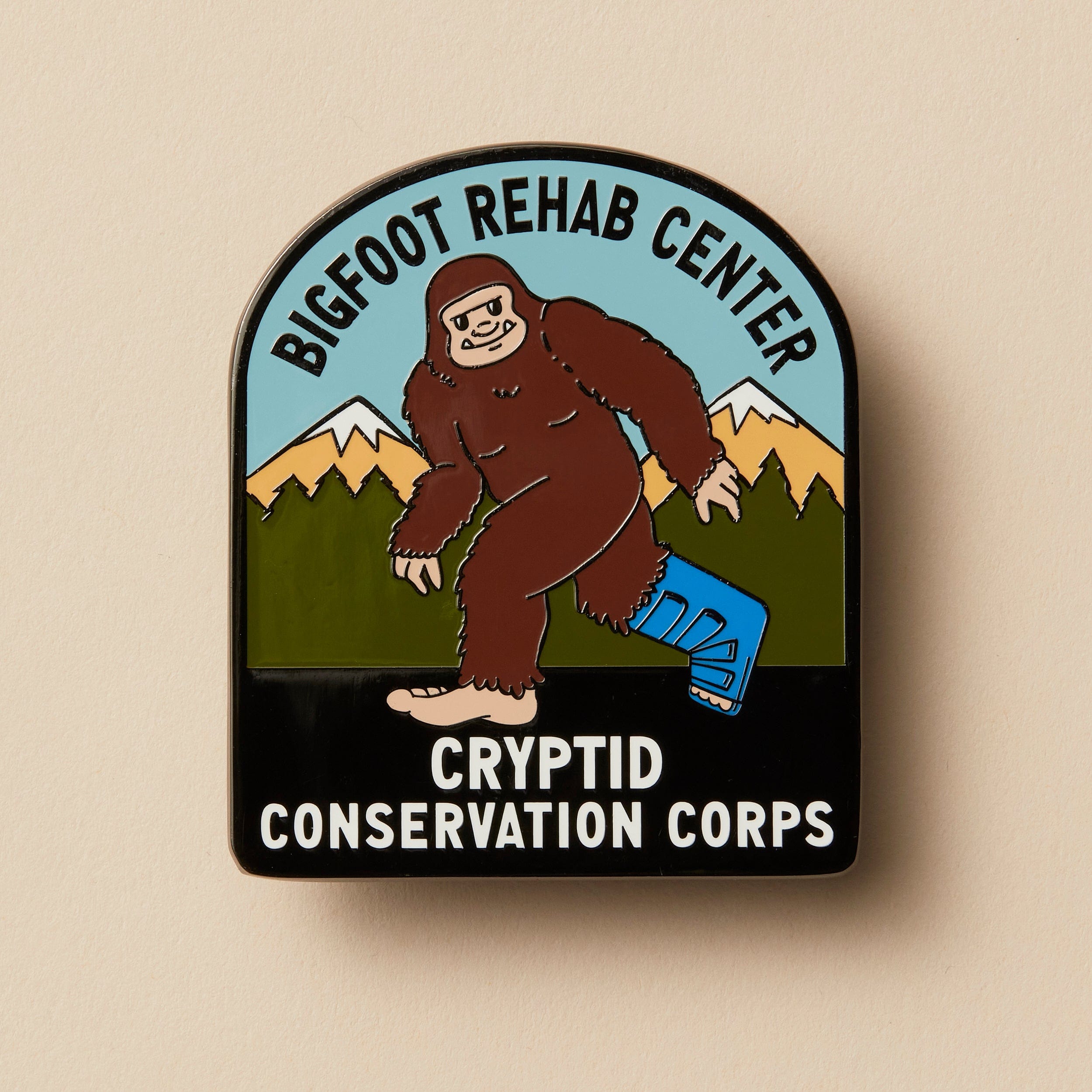 Bigfoot Rehab Center Pin