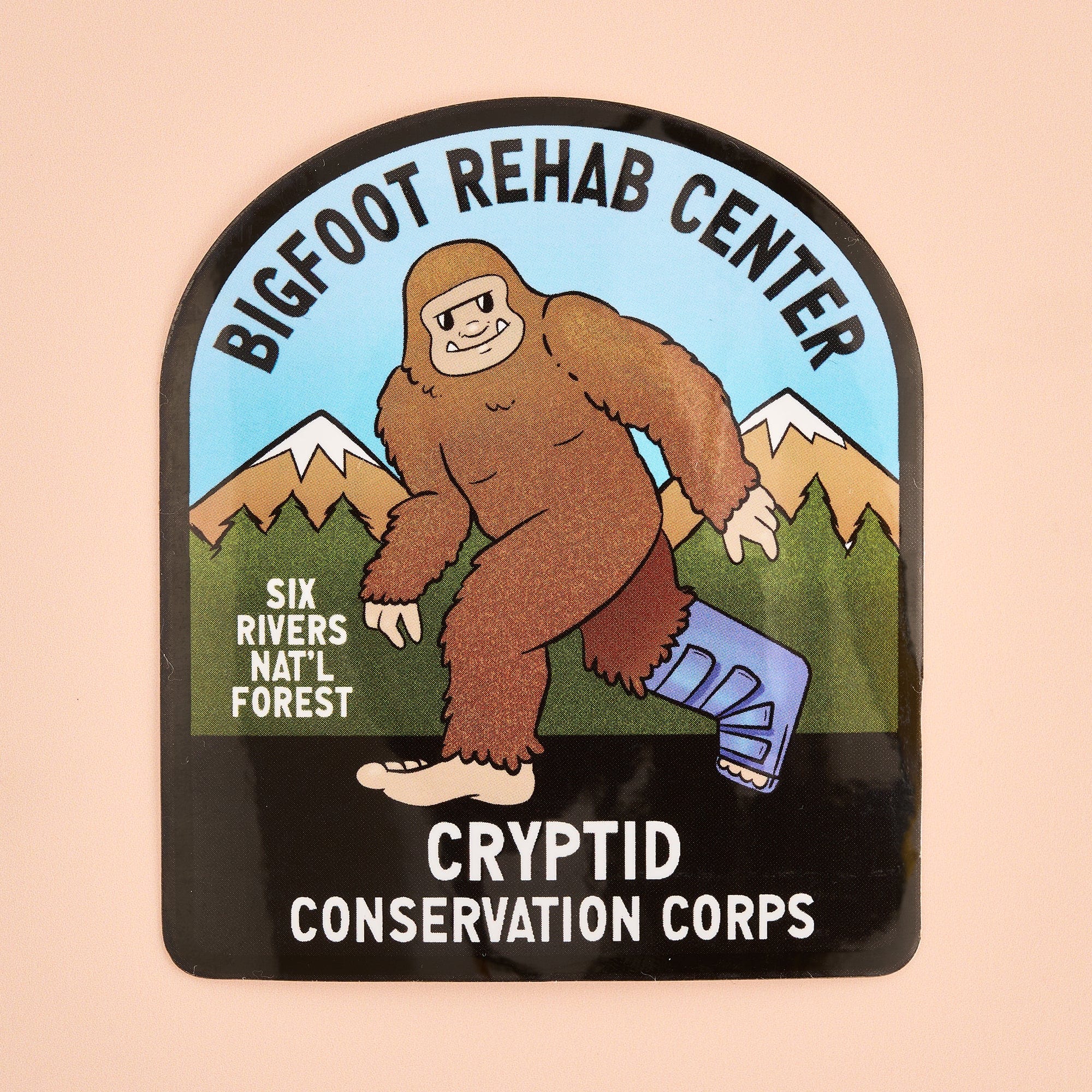 Bigfoot Rehab Center Sticker