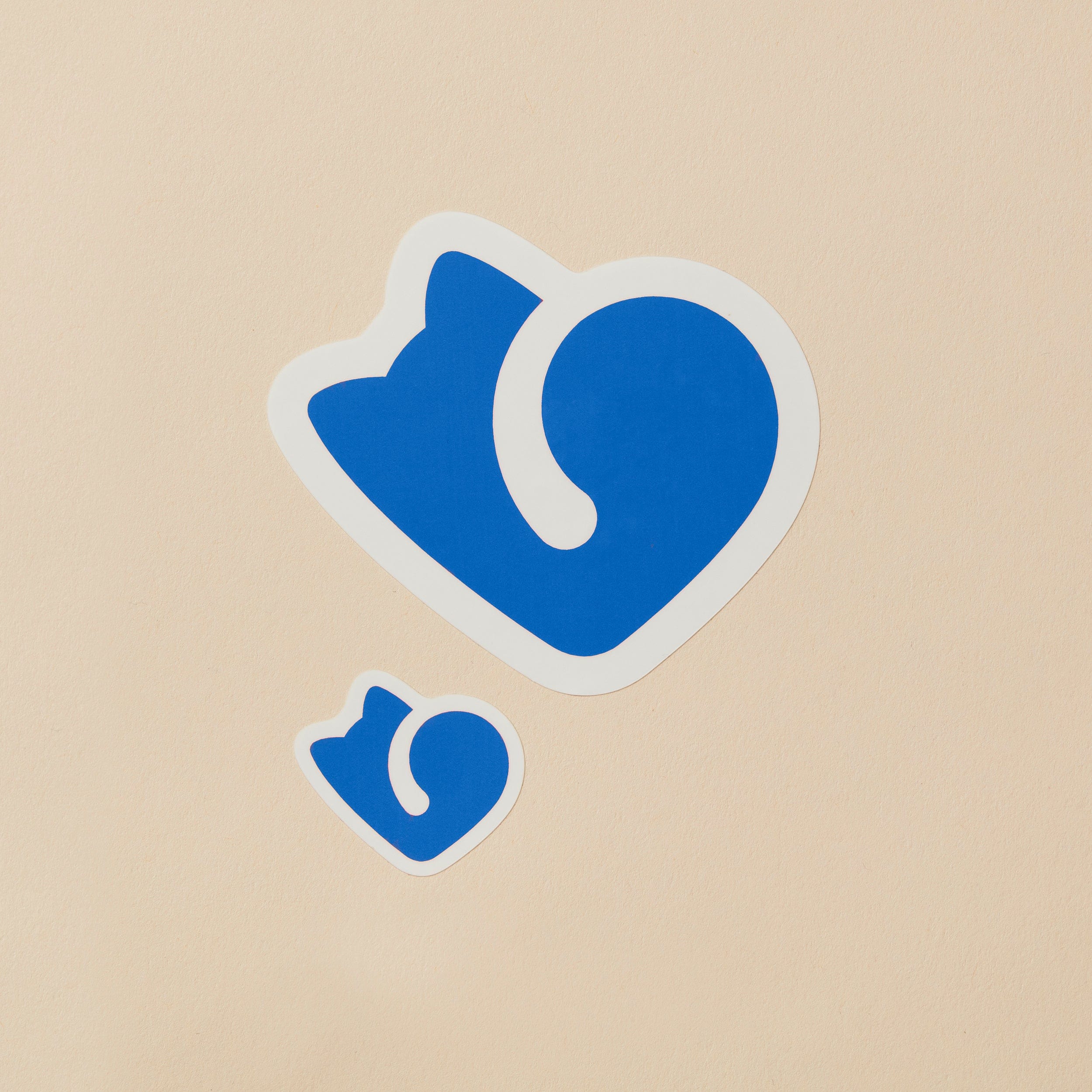 Cat Rescue in Blue (choose from stickers or car magnets)