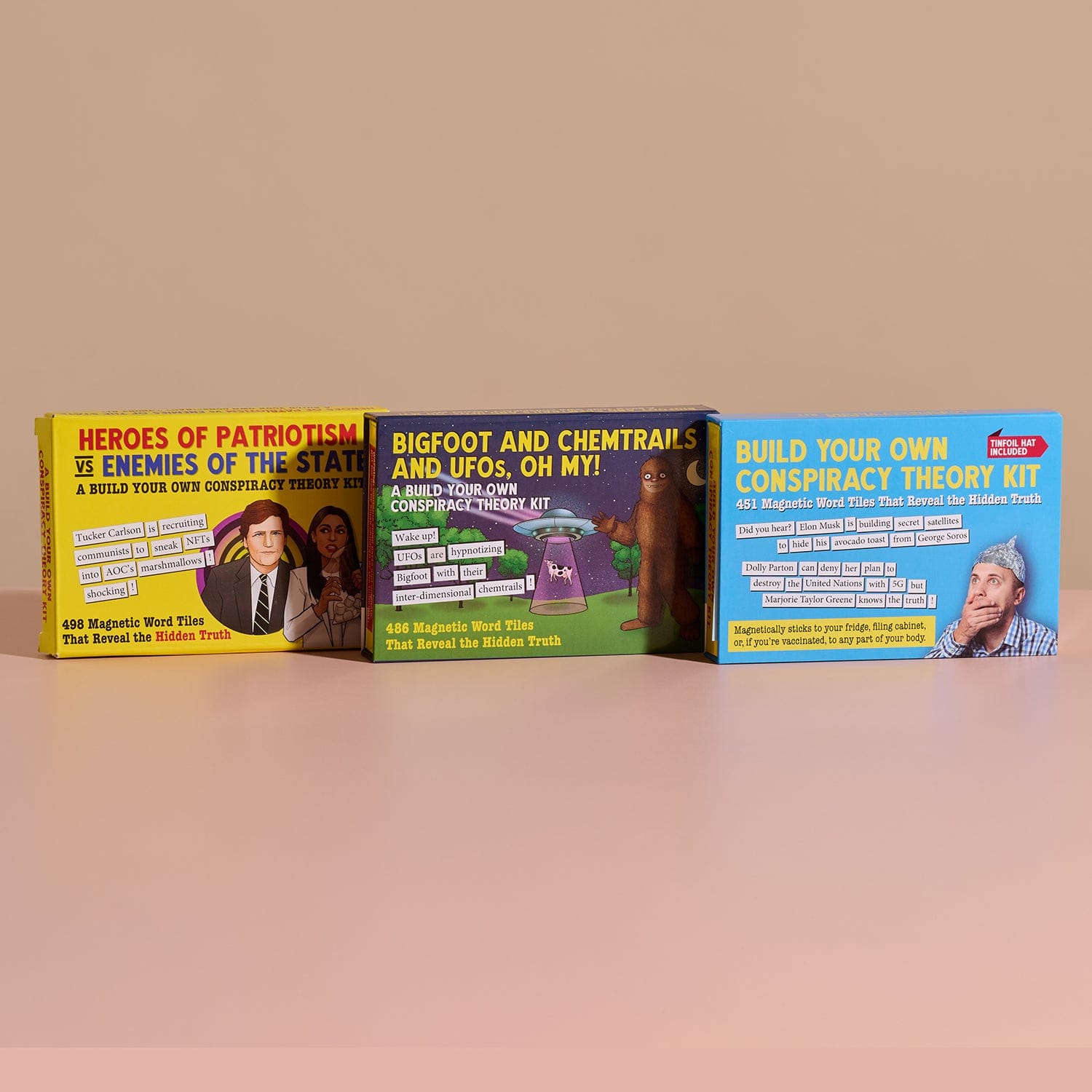 Build Your Own Conspiracy Theory Kit Multipacks — Dissent Pins