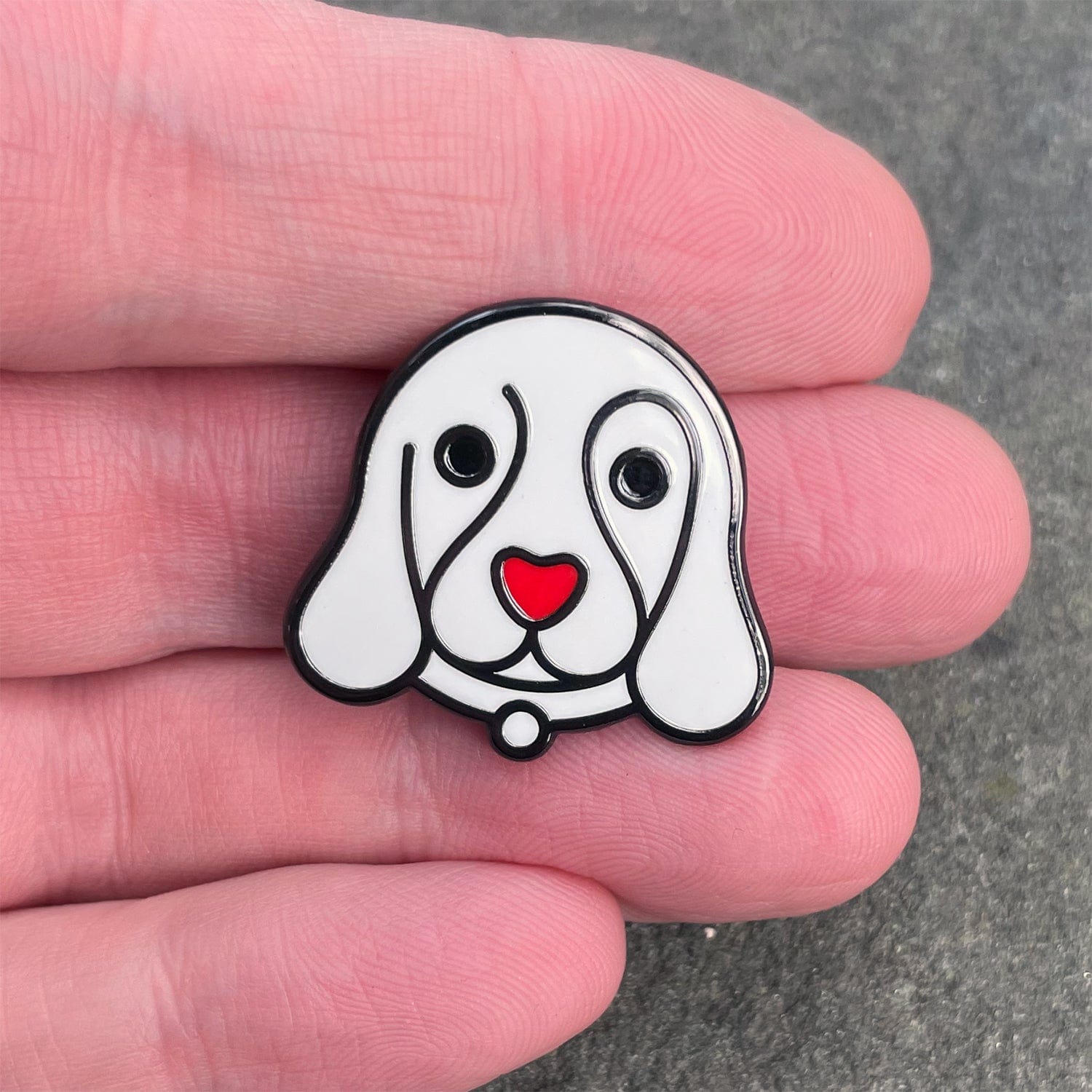 Dig Pin Dog Rescue (choose from pins, stickers, car magnets) — Dissent Pins