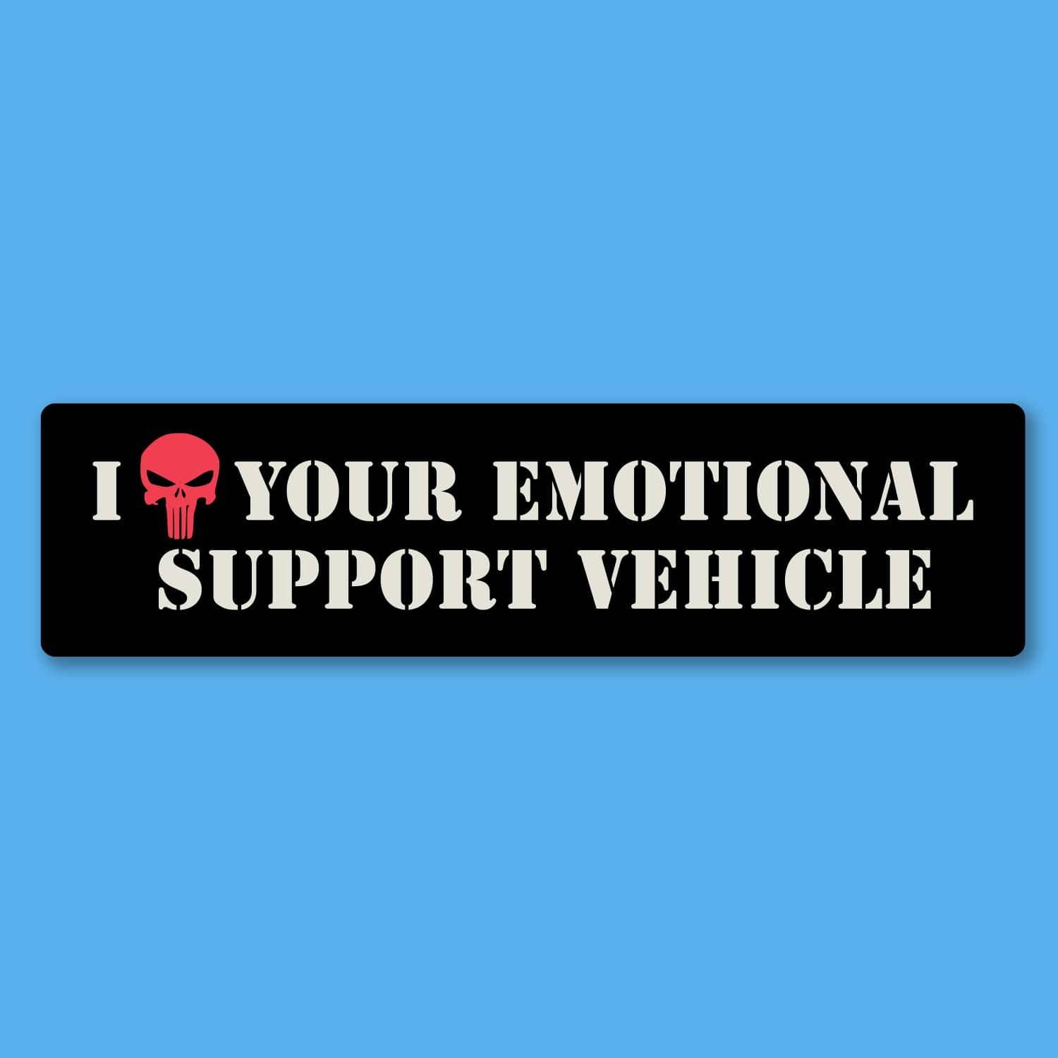 I [Heart] Your Emotional Support Vehicle Car Magnet