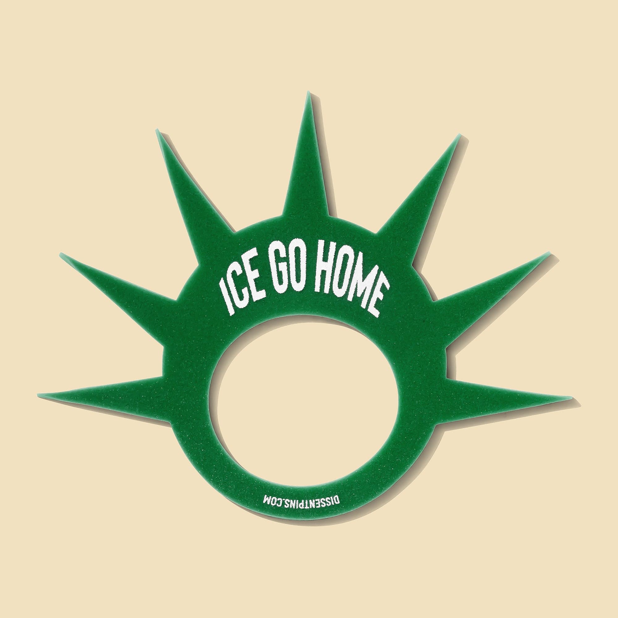 ICE Go Home - Statue of Liberty Foam Crown