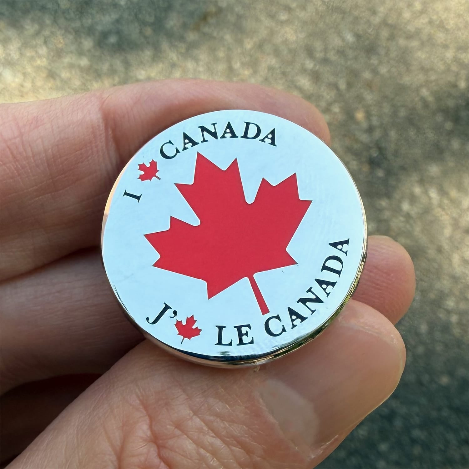 I Love Canada Enamel Pin