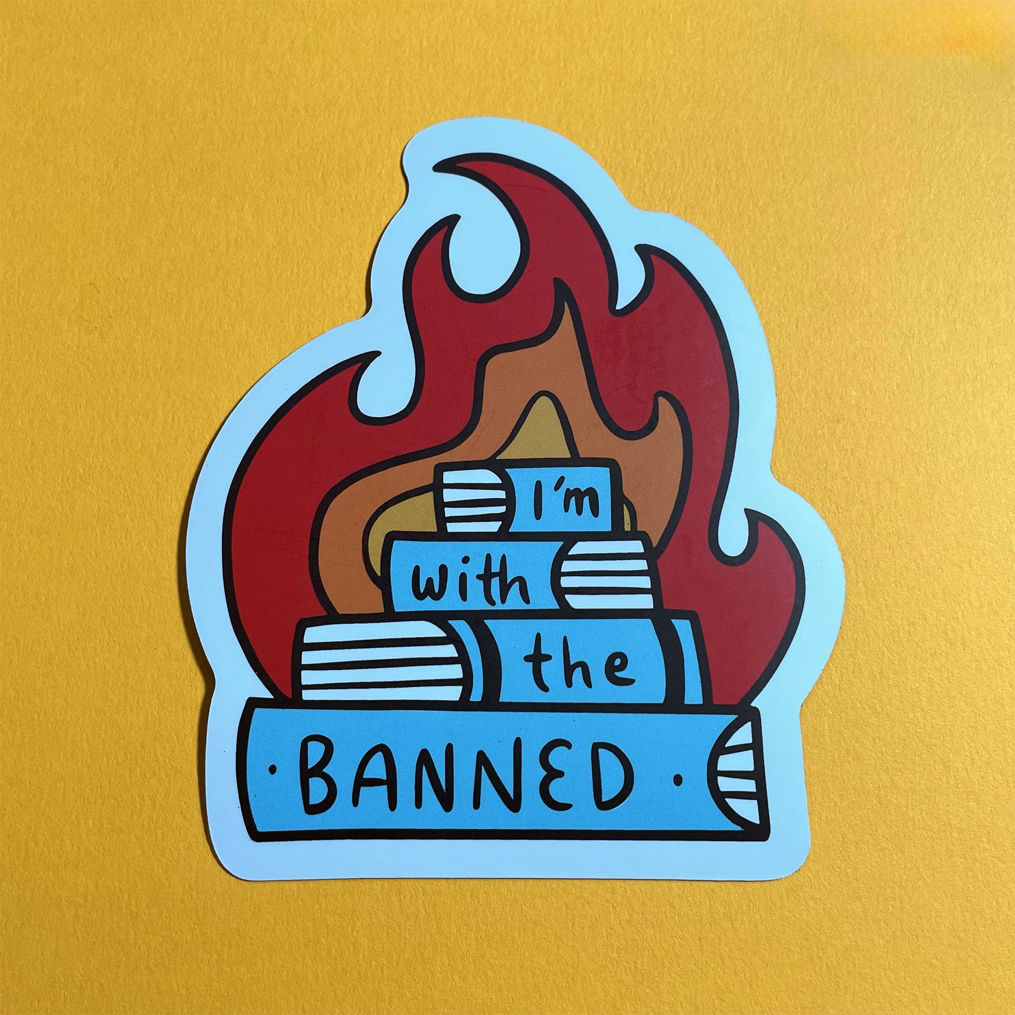 I'm With the Banned Car Magnet