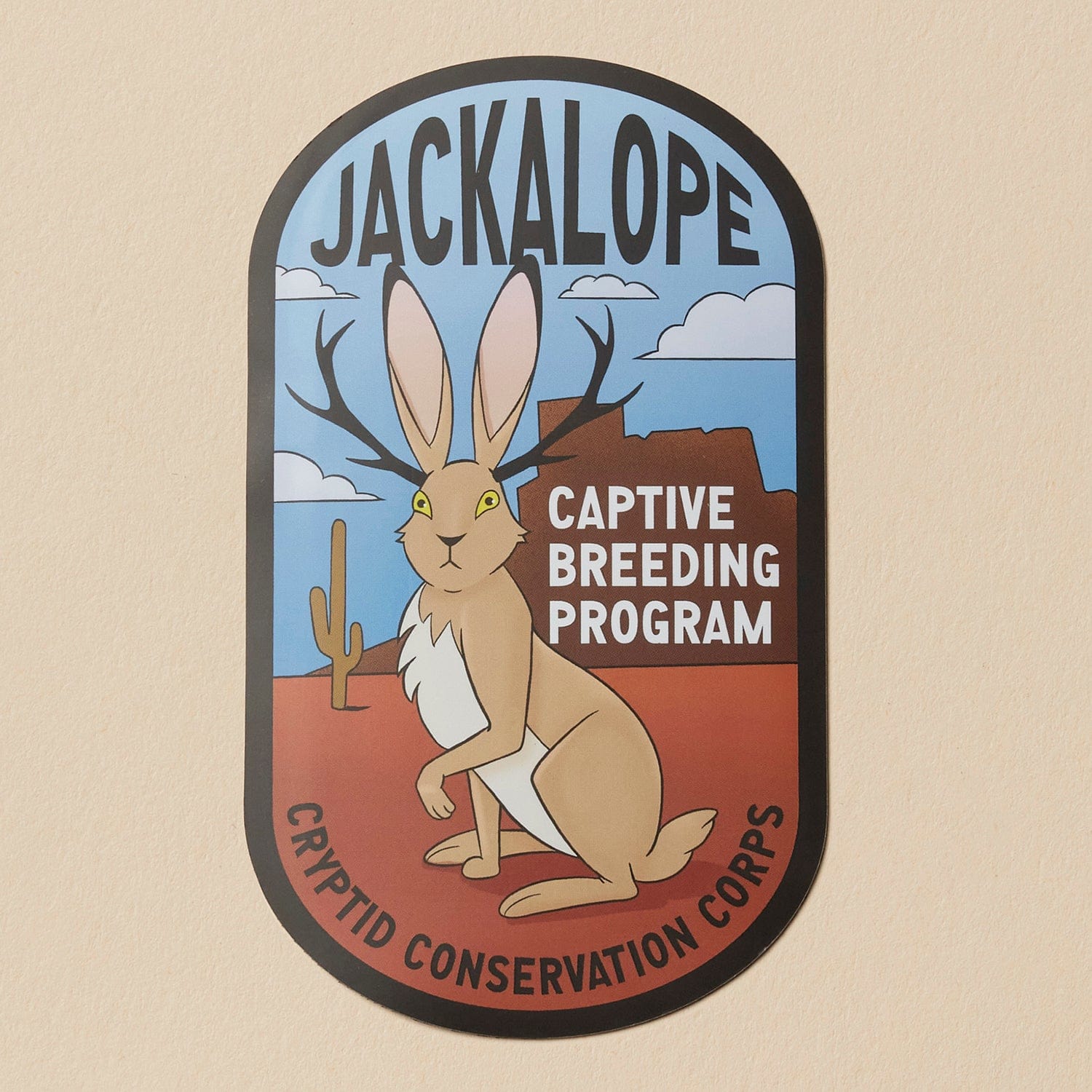 Jackalope Captive Breeding Program Car Magnet