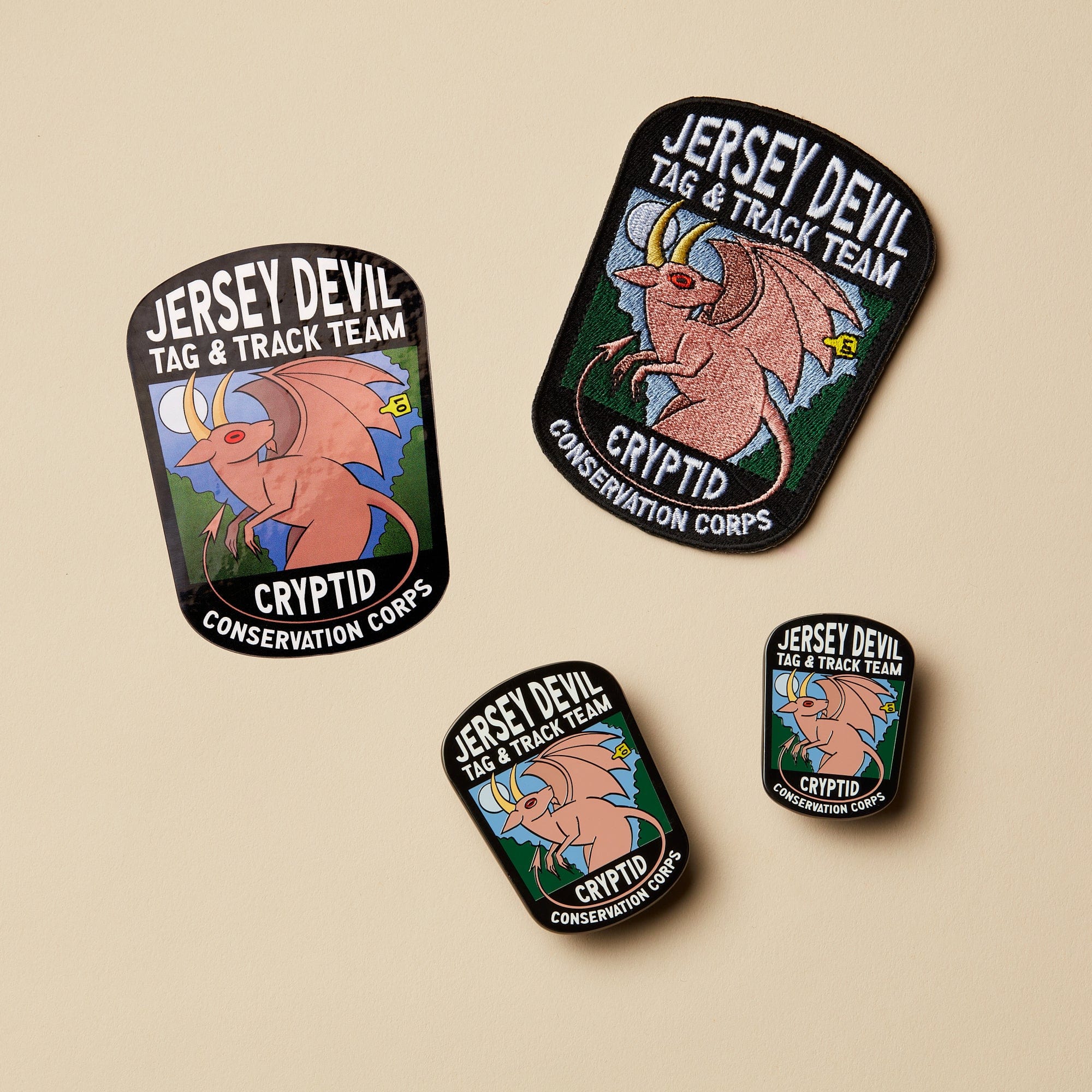 Cryptid Conservation Corps: All Series 2 Patches, Pins, and Stickers S ...