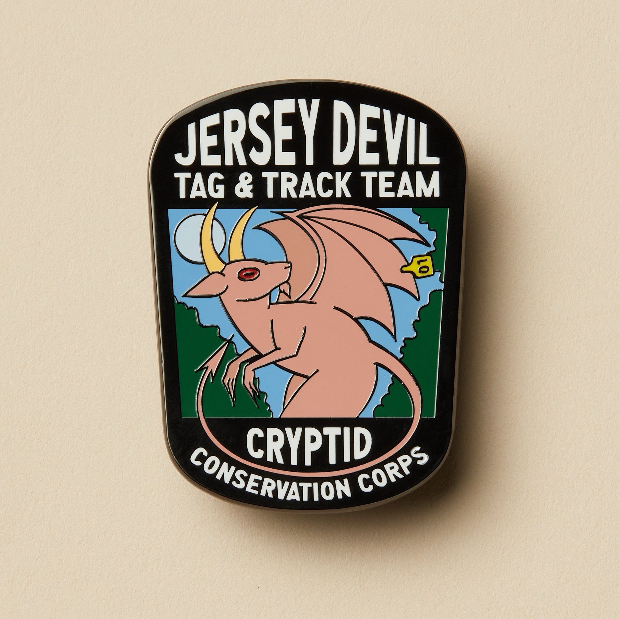 Jersey Devil, Mothman and Chupacabra: three pin set