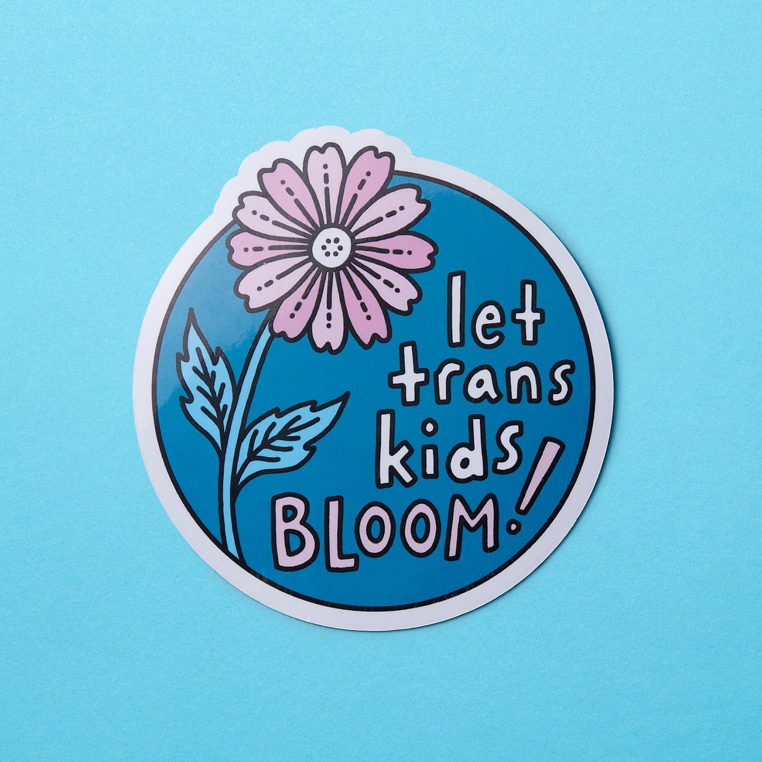 Let Trans Kids Bloom Car Magnet