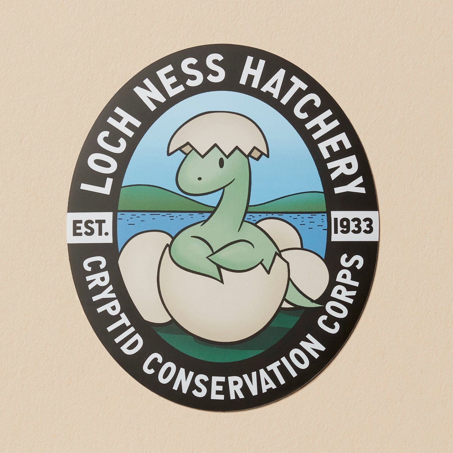 Loch Ness Hatchery Car Magnet