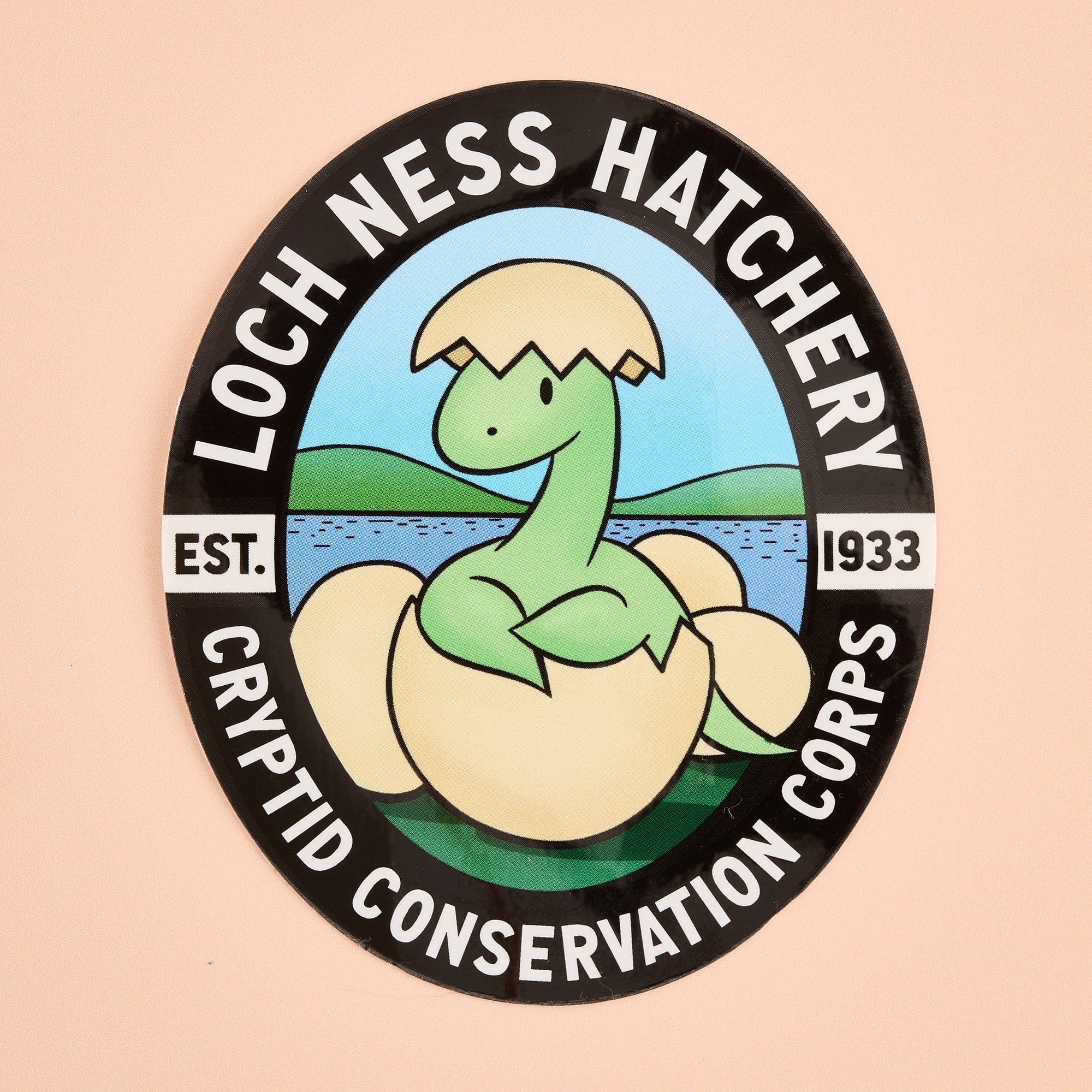 Loch Ness, Unicorn and Bigfoot: three sticker set