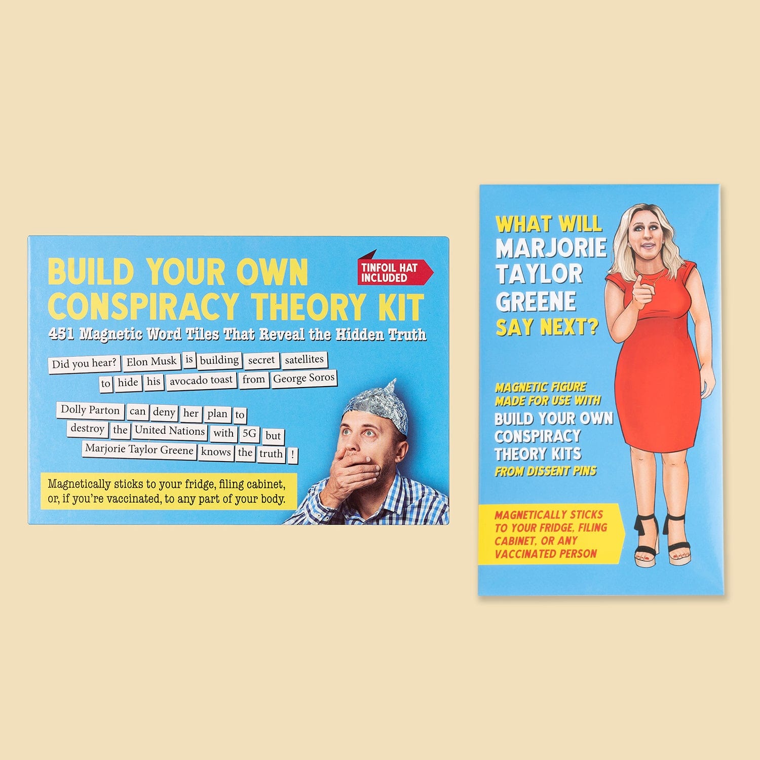 Build Your Own Conspiracy Theory Kit Multipacks — Dissent Pins