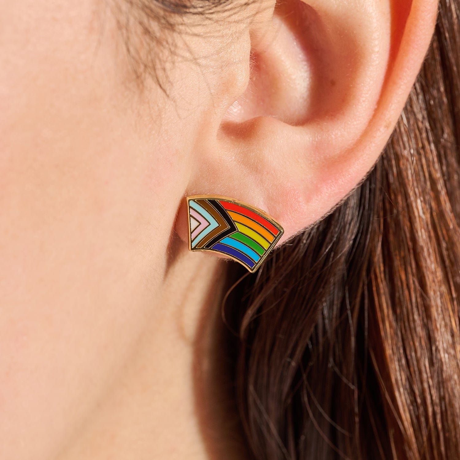 Progress Pride Flag Earrings
