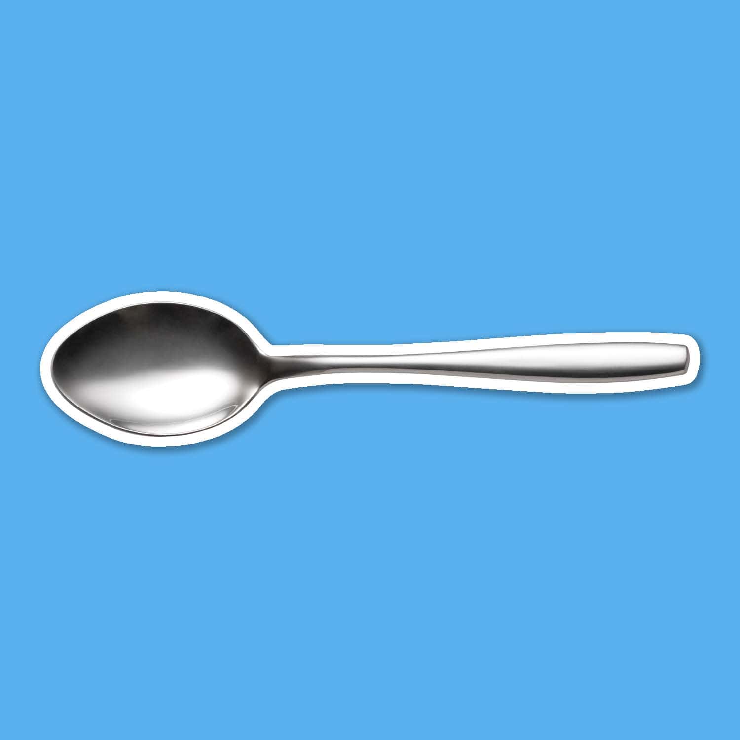 Spoon Inside Sticker Federal Workers Spoon Sticker — Dissent Pins