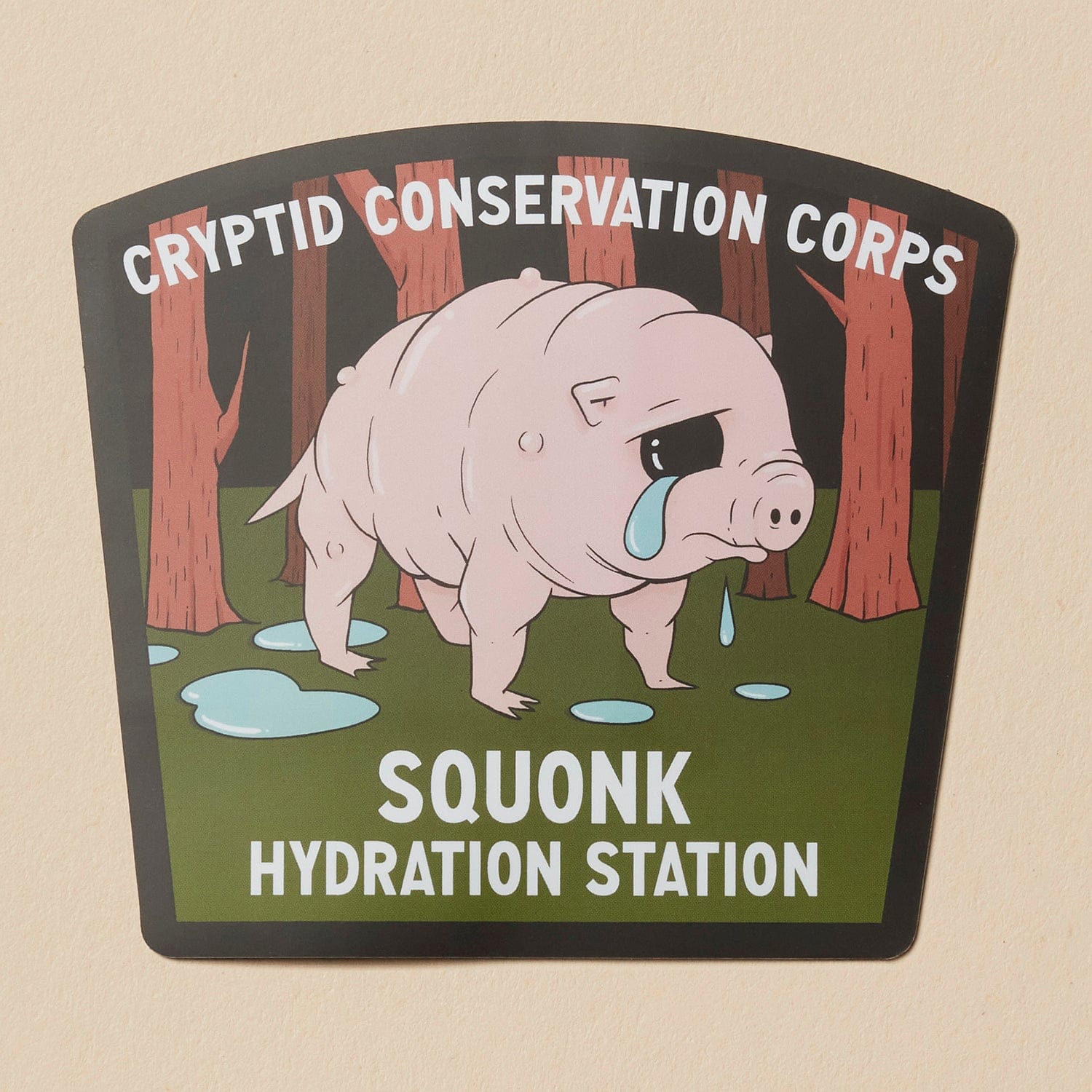 Squonk Hydration Station Car Magnet