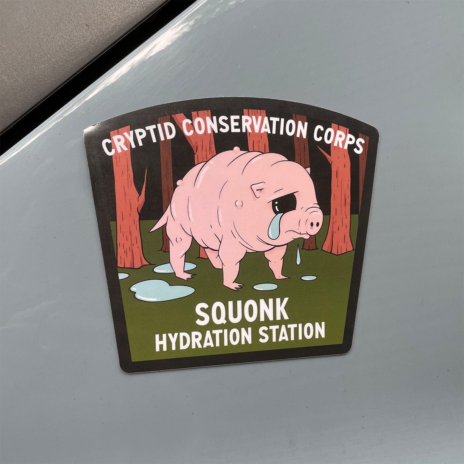 Squonk Hydration Station Car Magnet