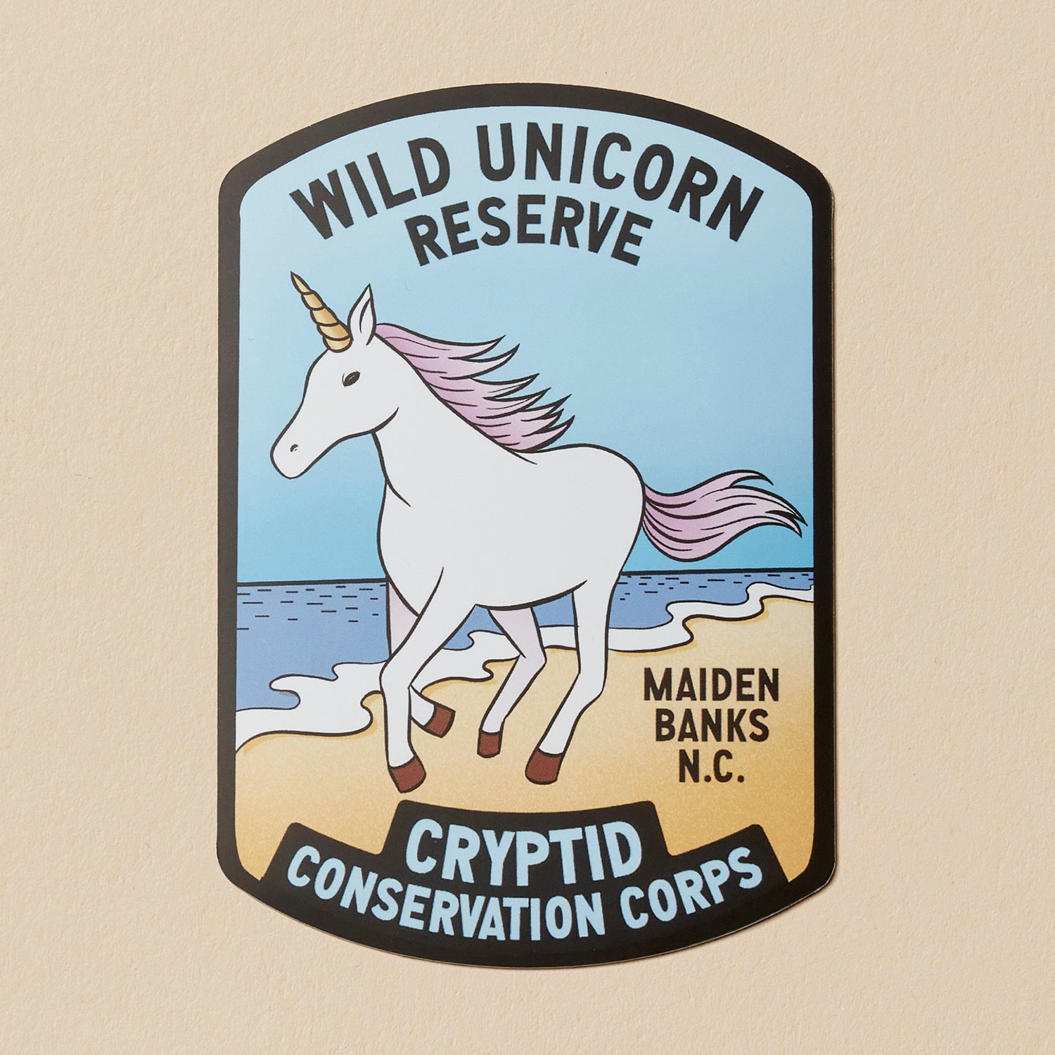 Wild Unicorn Reserve Car Magnet