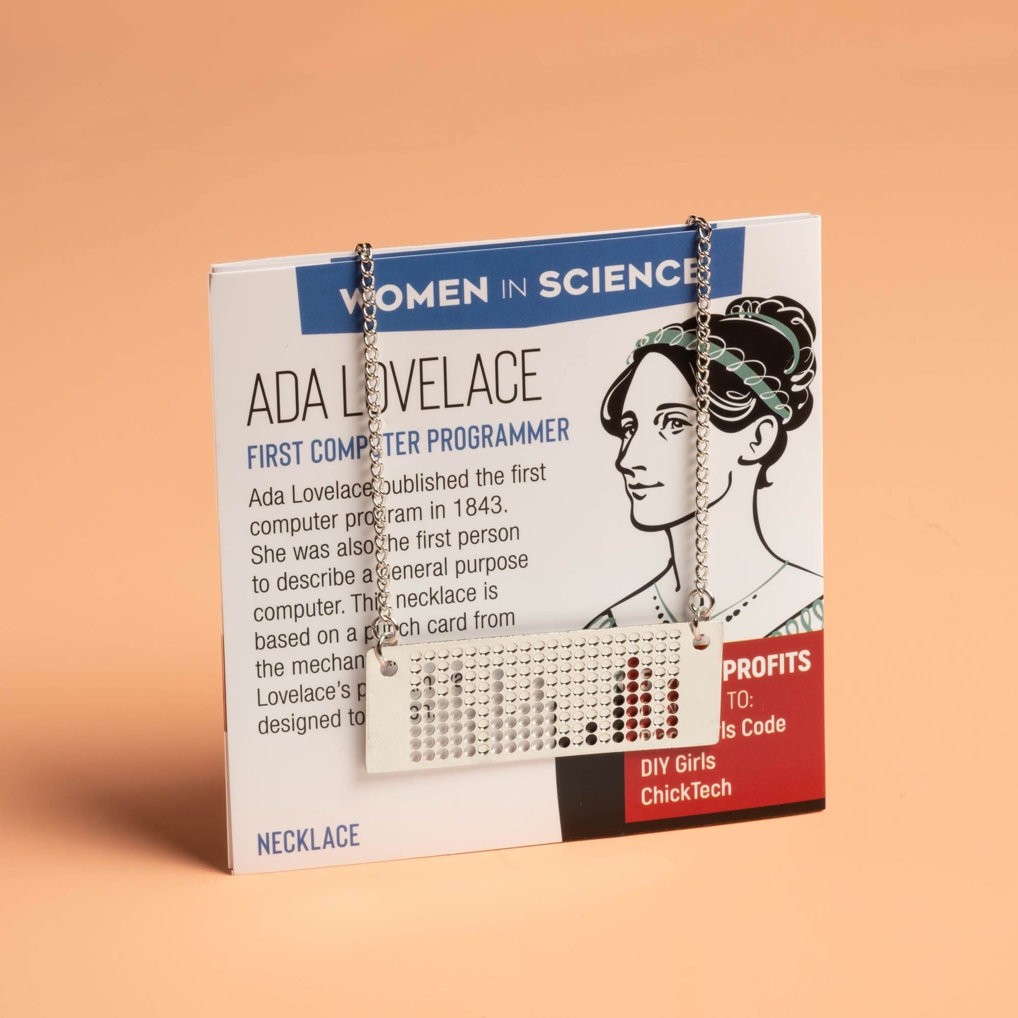 Ada Lovelace / Punchcard Necklace