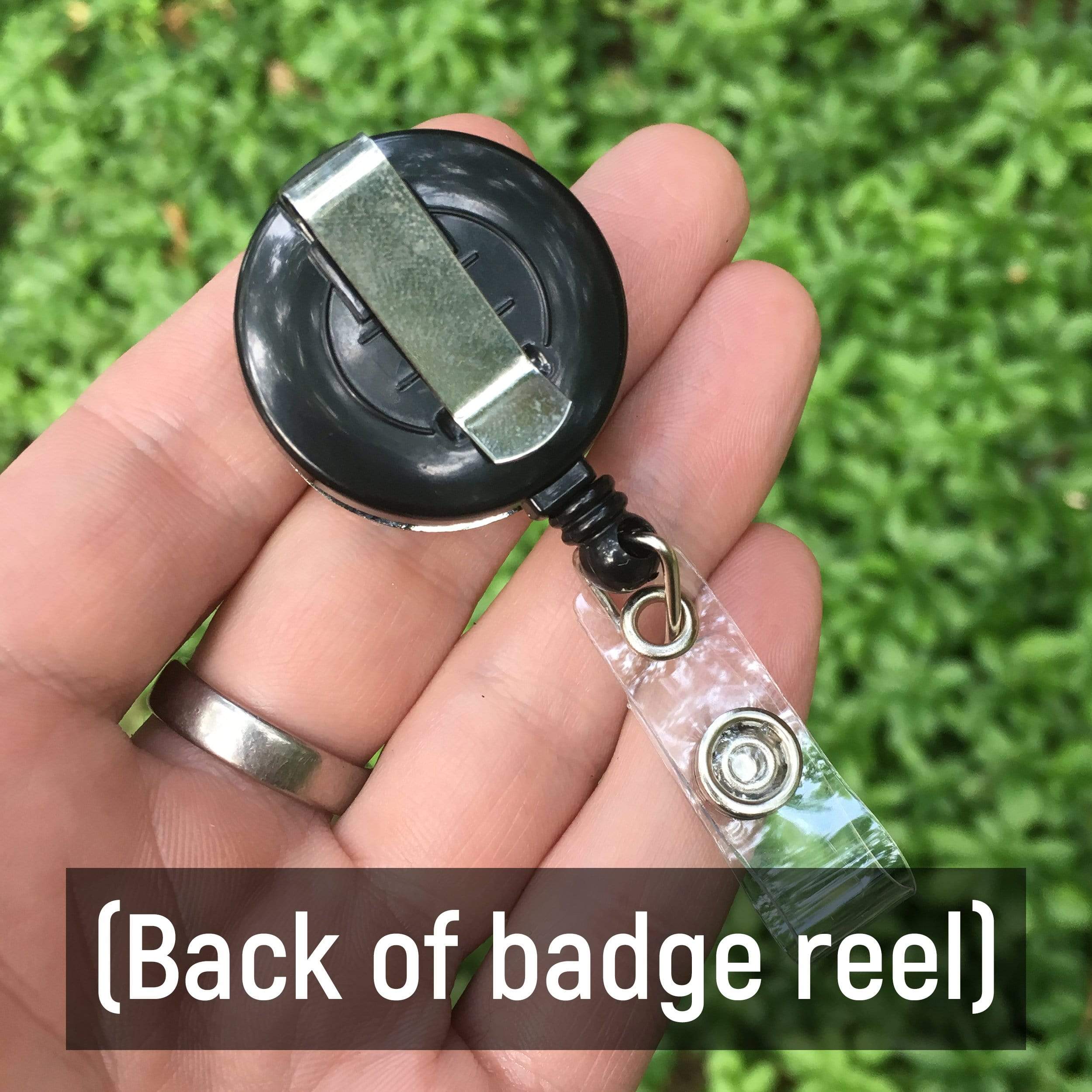 Pronoun Badge Reel - Belt Clip
