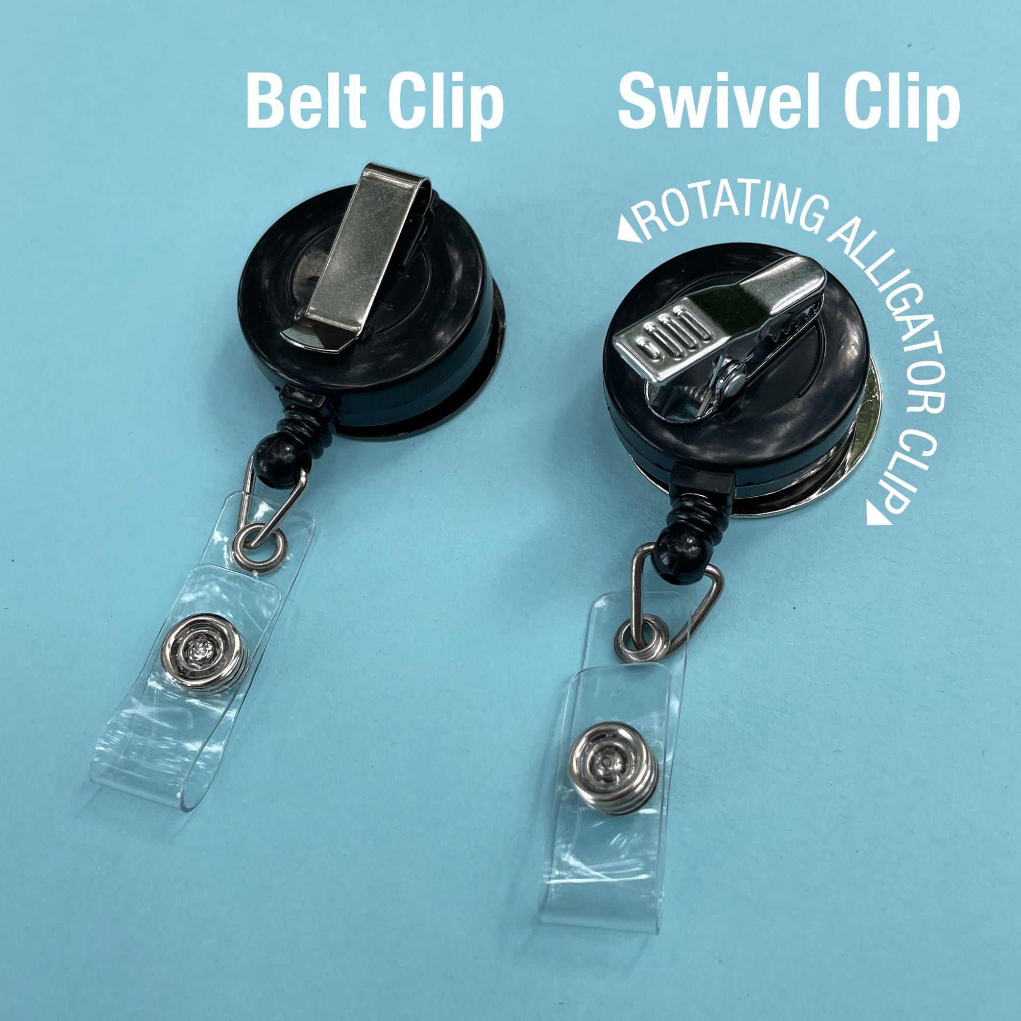 Pronoun Badge Reel - Swivel Clip — Dissent Pins