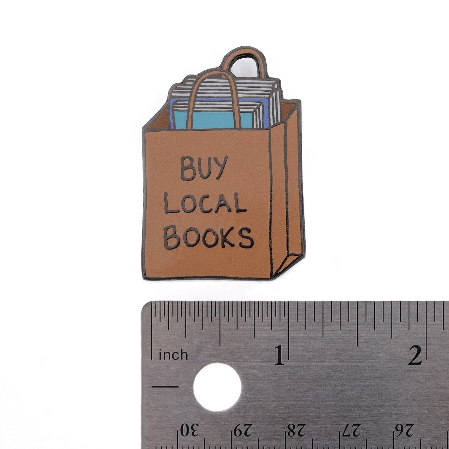 Buy Local Books Pin