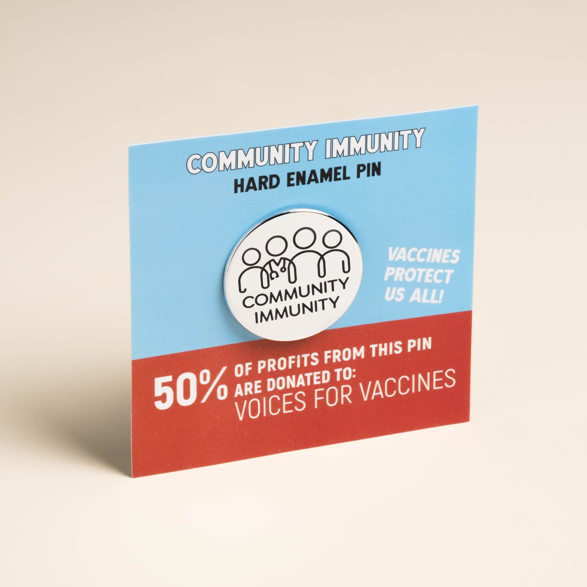 Community Immunity Pin