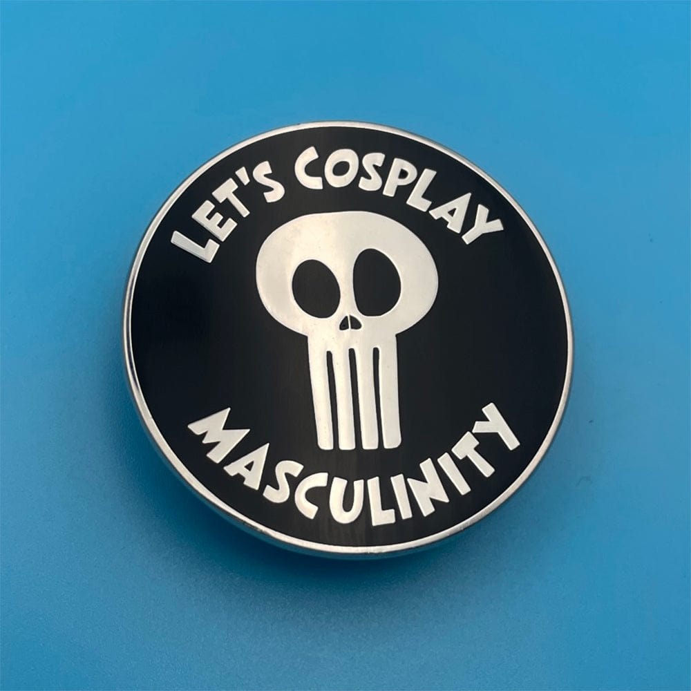 Let's Cosplay Masculinity Enamel Pin