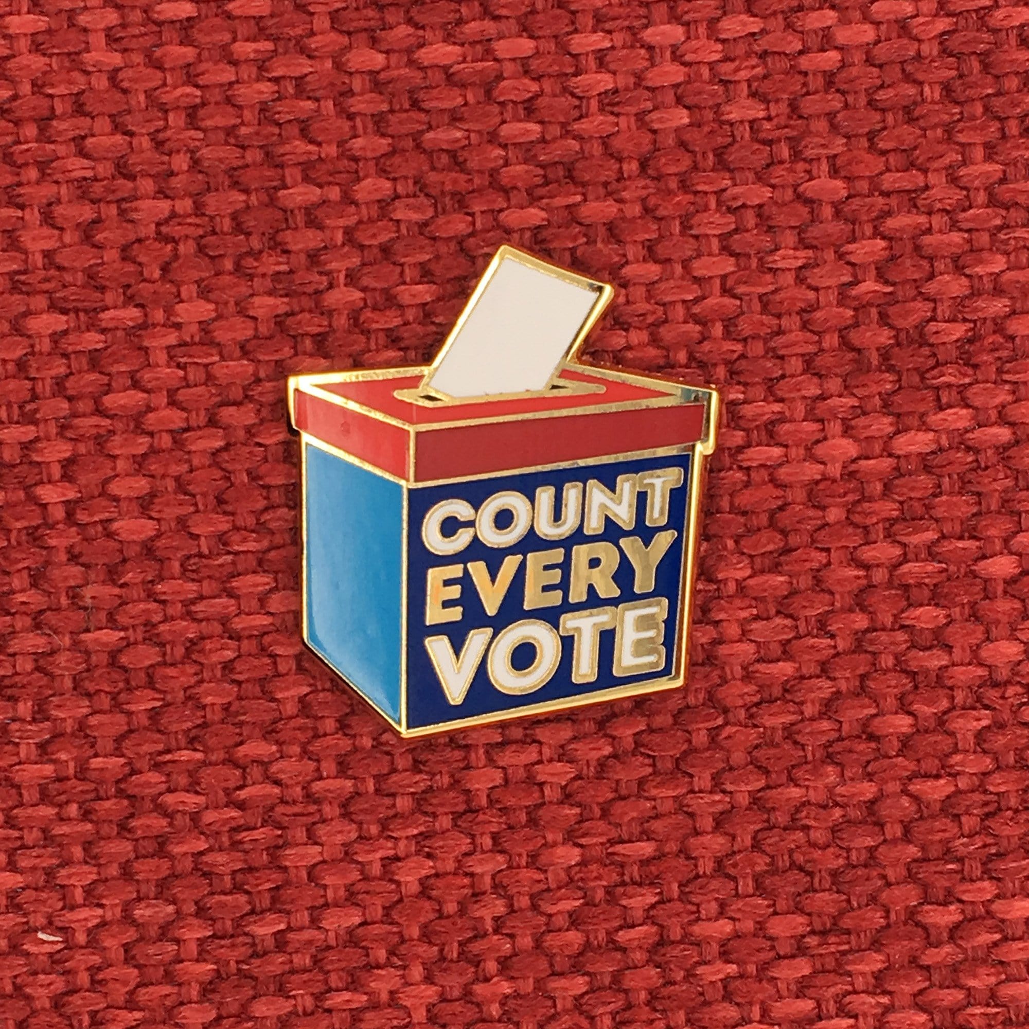 Count Every Vote Mini Pin
