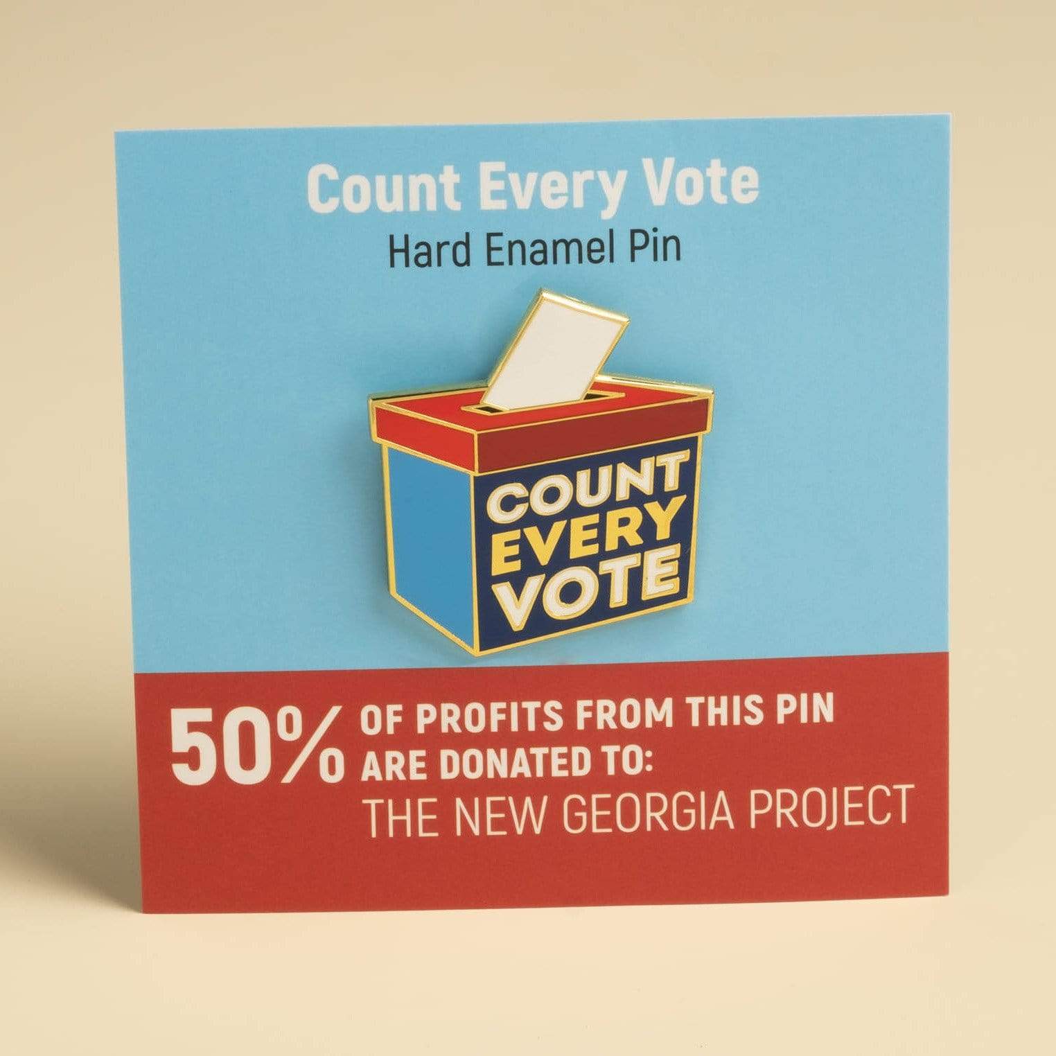 Count Every Vote Pin — Dissent Pins