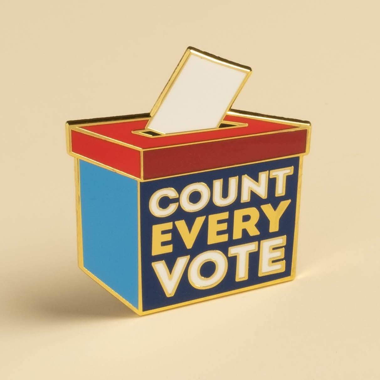 Count Every Vote Pin