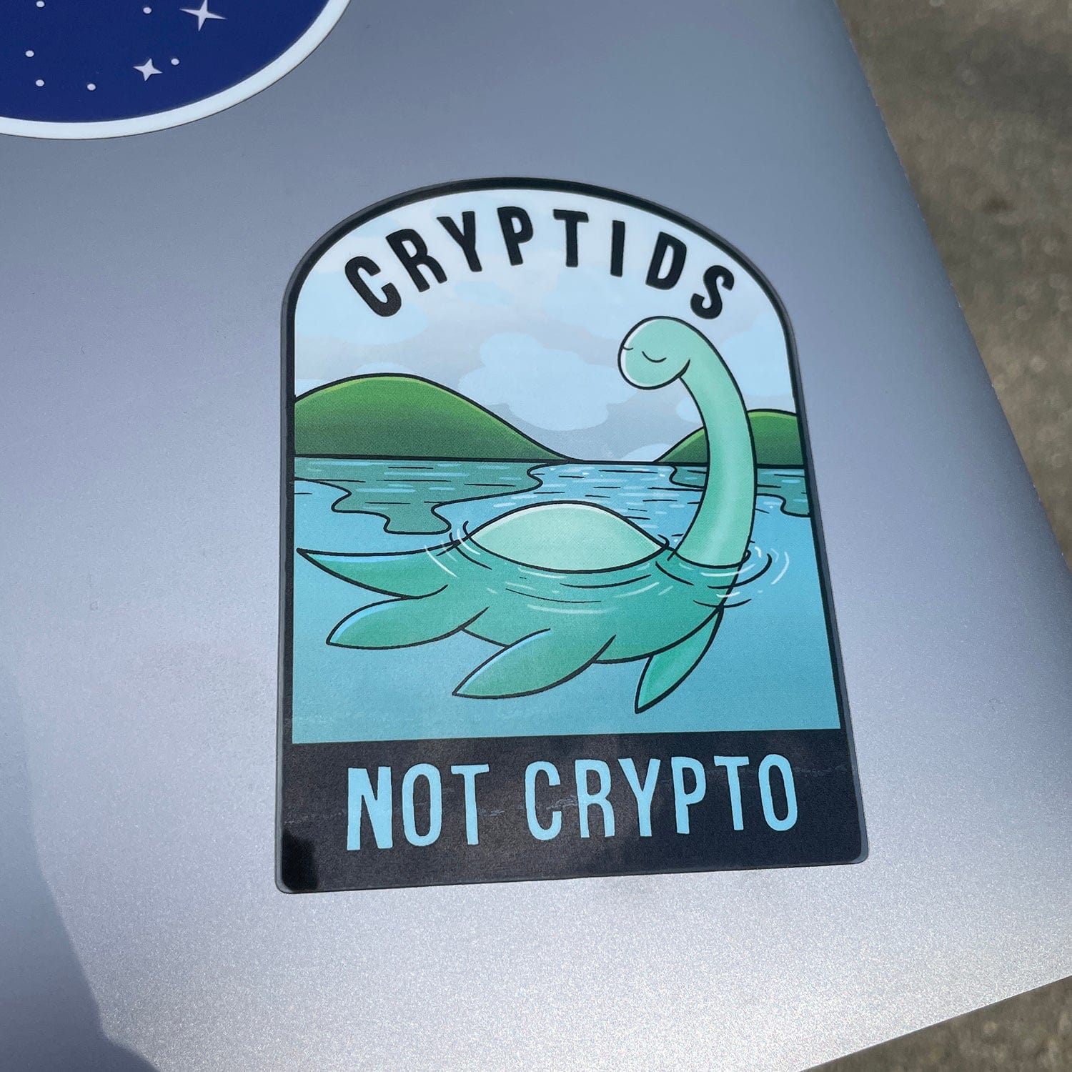 Cryptids Not Crypto Sticker