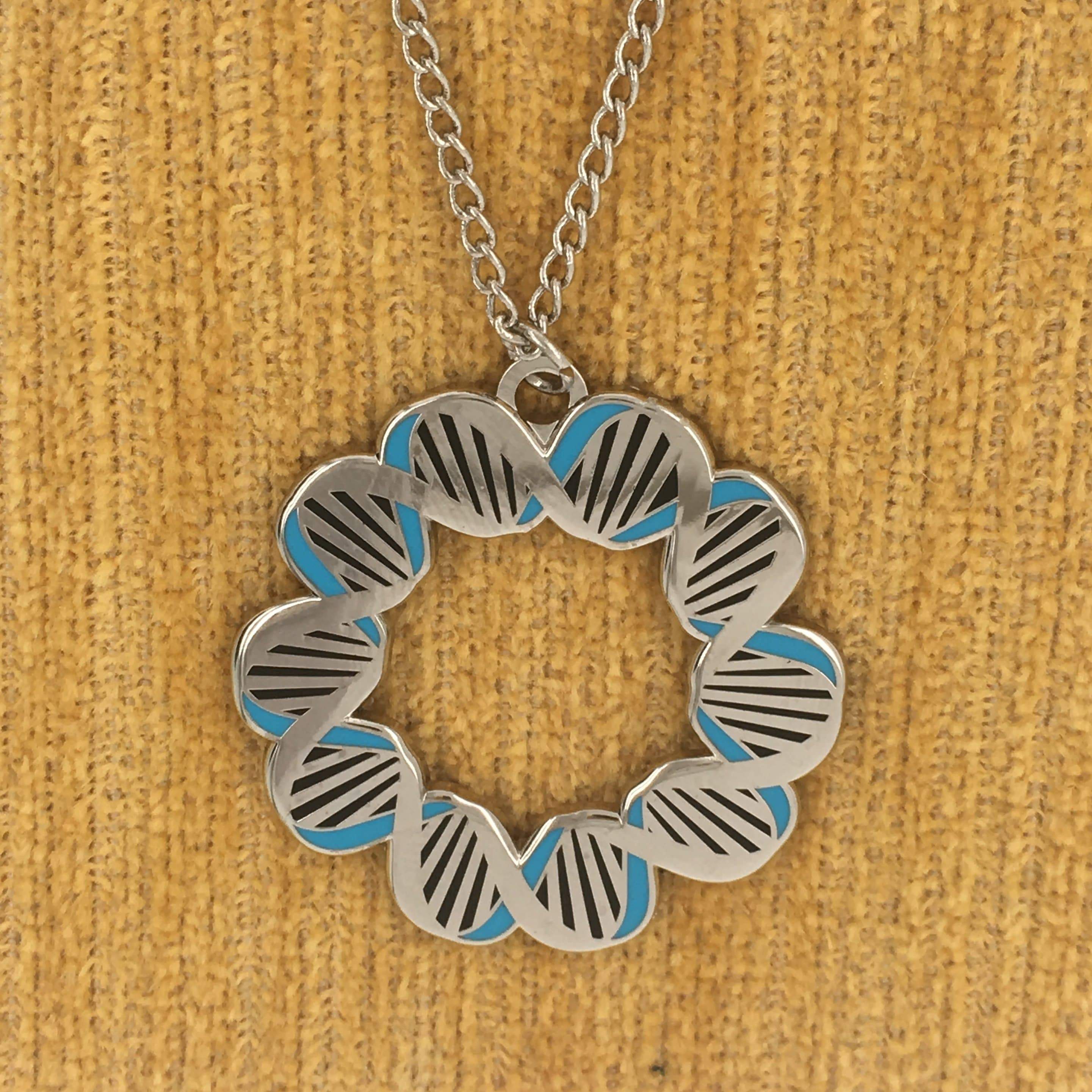 Rosalind Franklin DNA Necklace