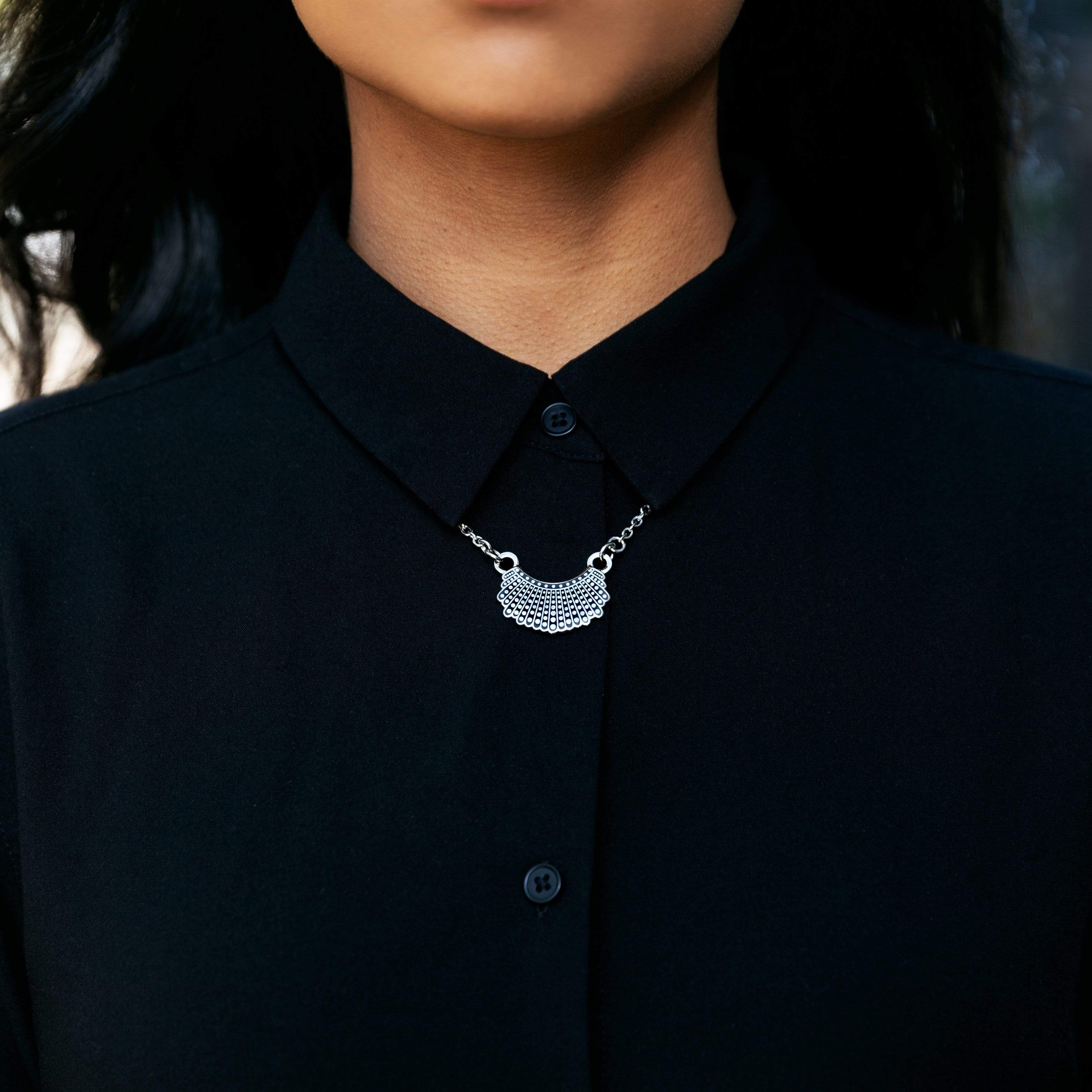 Dissent Collar Stud Earrings + Necklace (set)