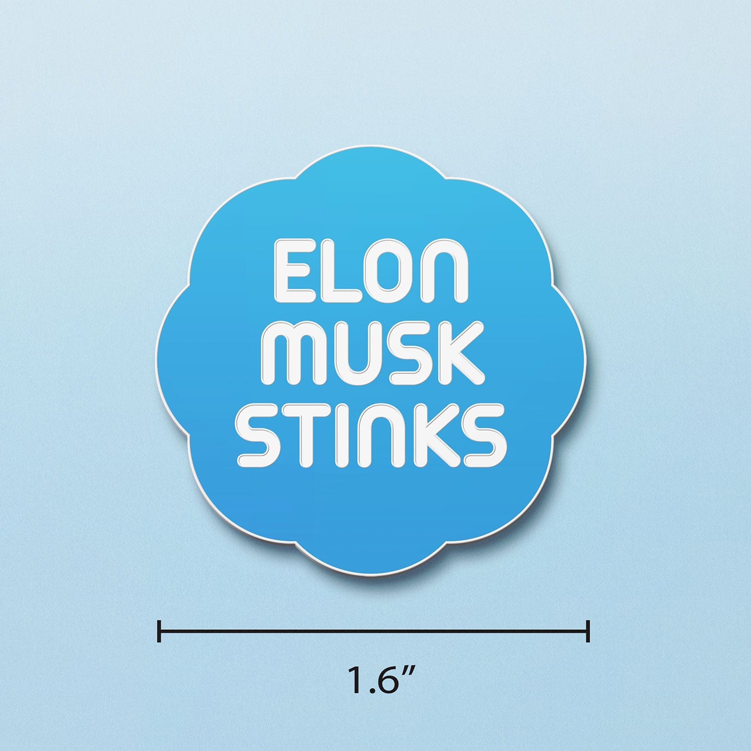 Elon Musk Stinks Pin