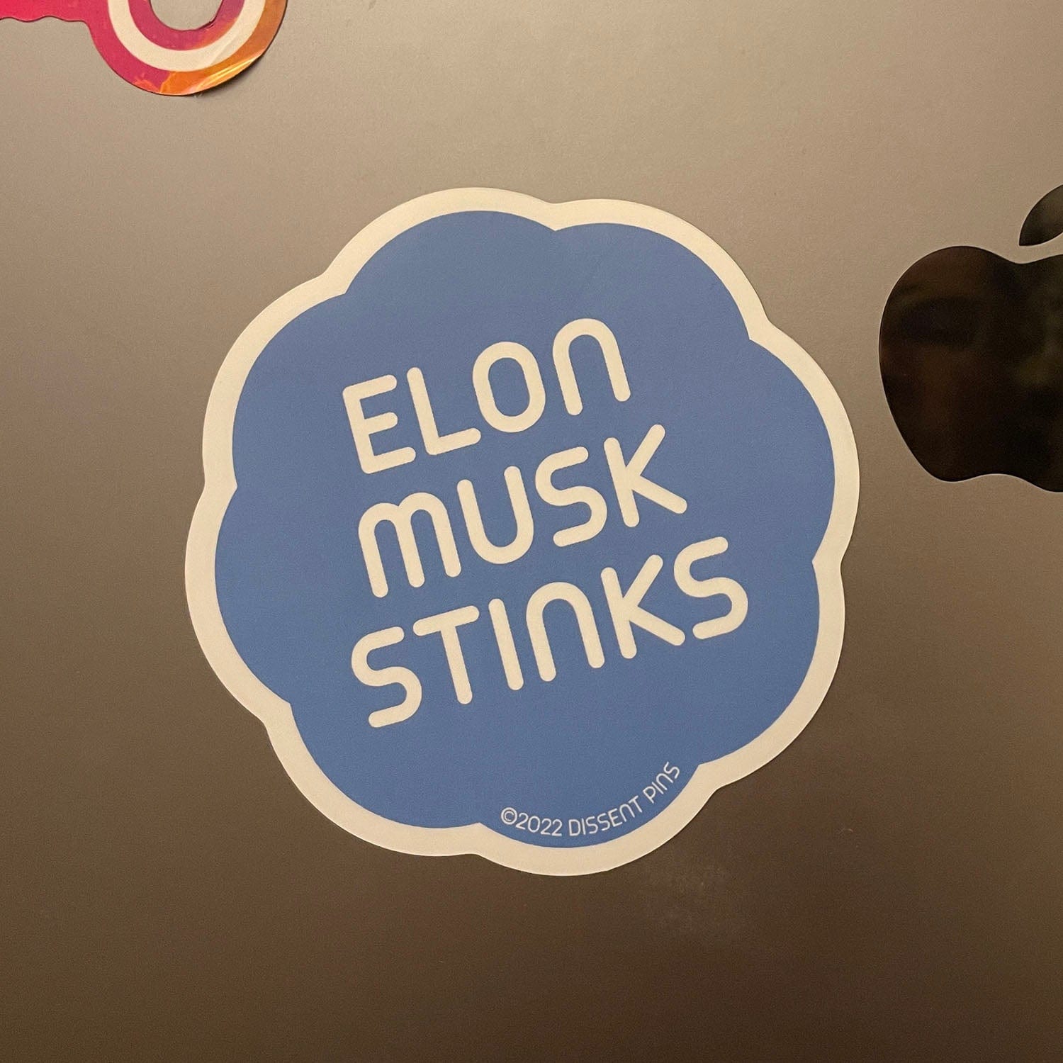 Elon Musk Stinks Sticker