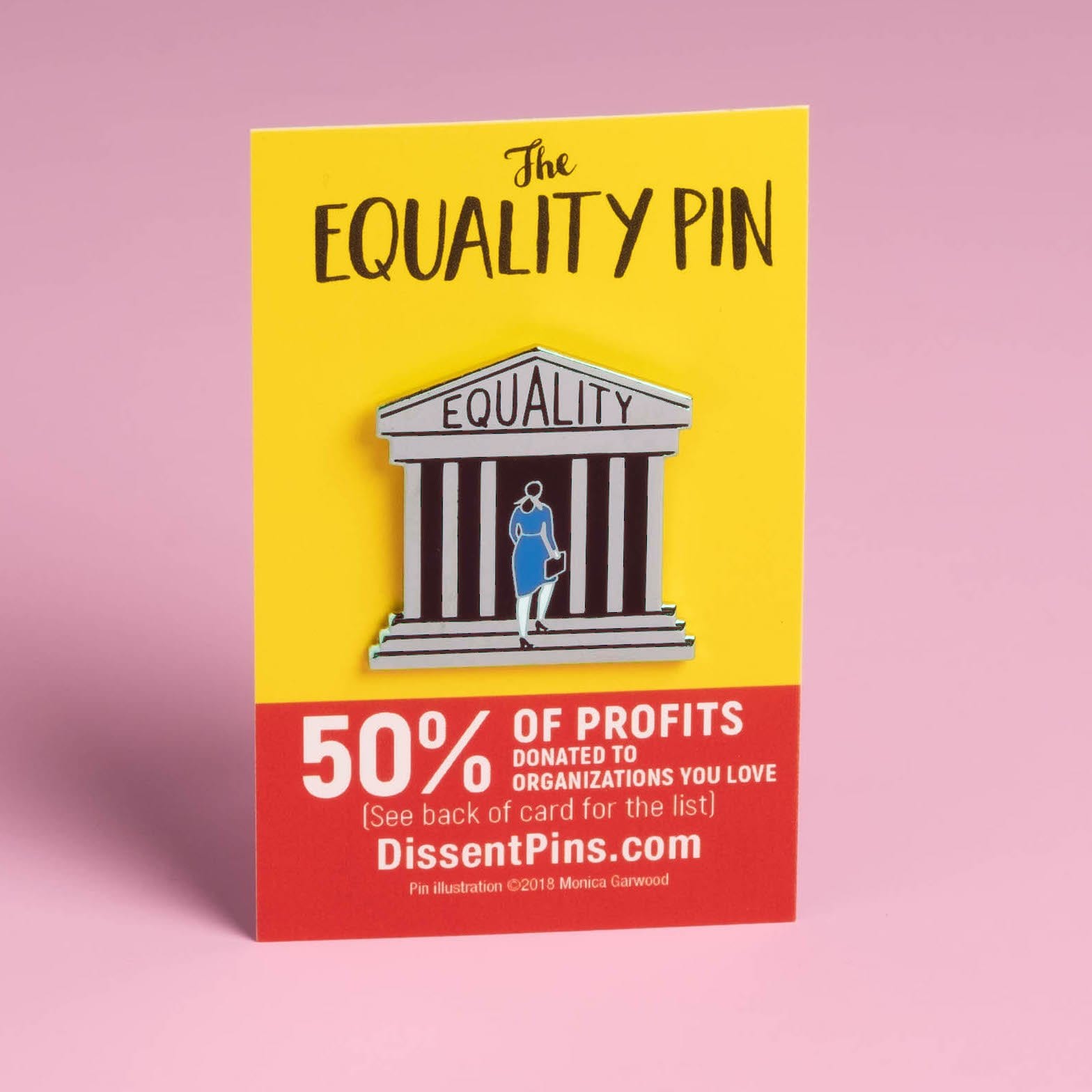 Equity Union Button Pin The Equality Pin — Dissent Pins