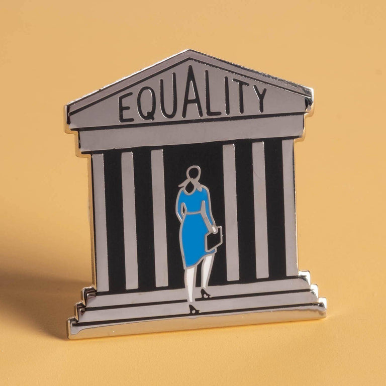 RBG Pins Set - 4pcs 'I Dissent' Feminism Judge Badge Pins, Metal & Enamel (Alexandrite) - View #14