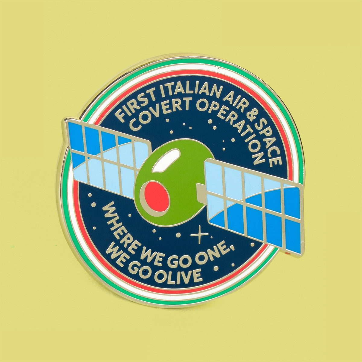 First Italian Air & Space Covert Operation Patch — Dissent Pins