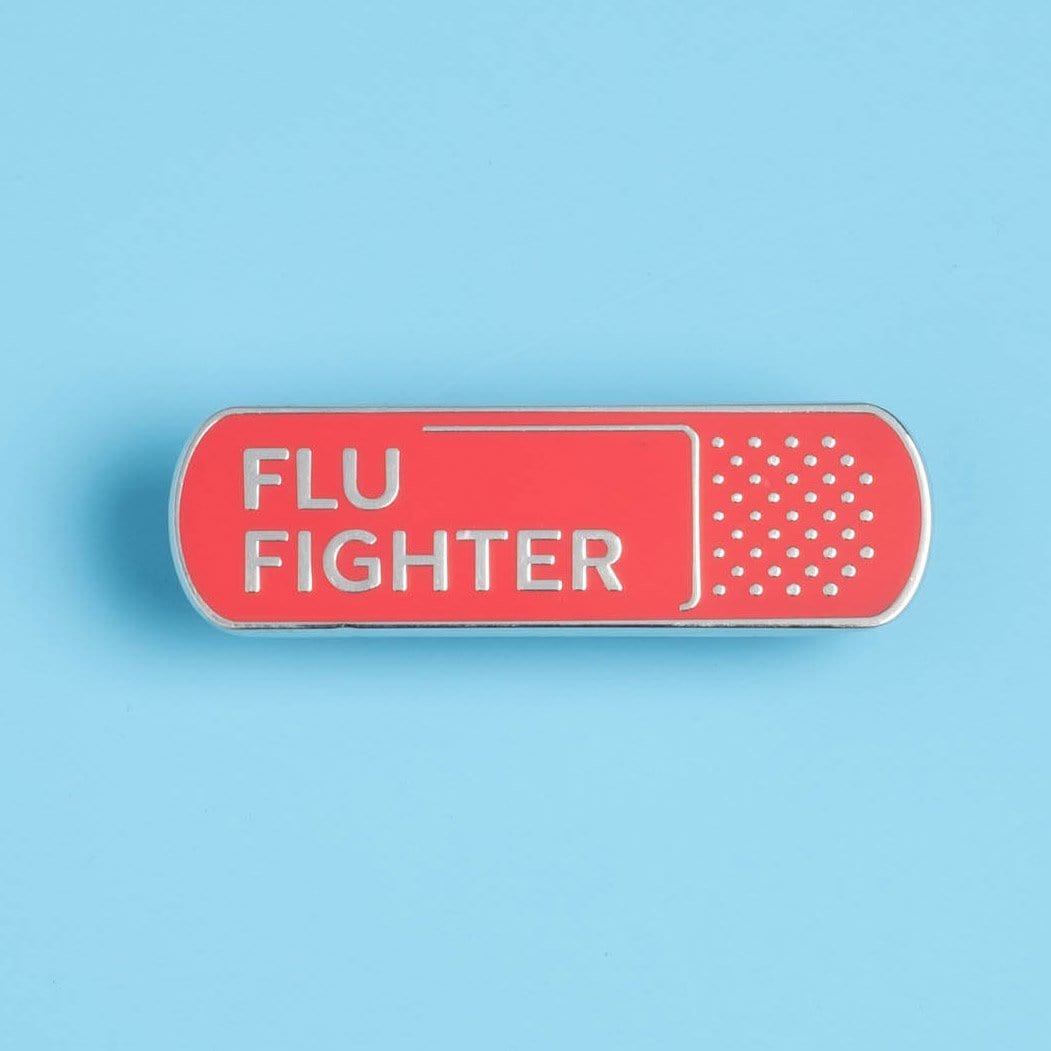 Flu Fighter Pin