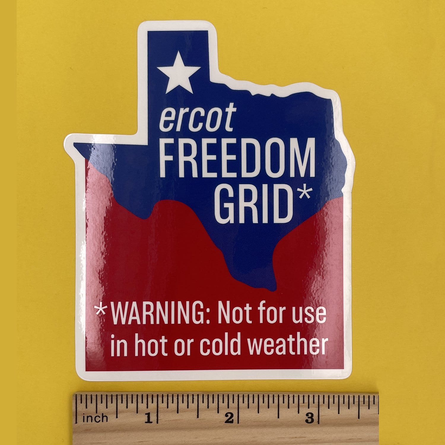 ERCOT Freedom Grid - Sticker