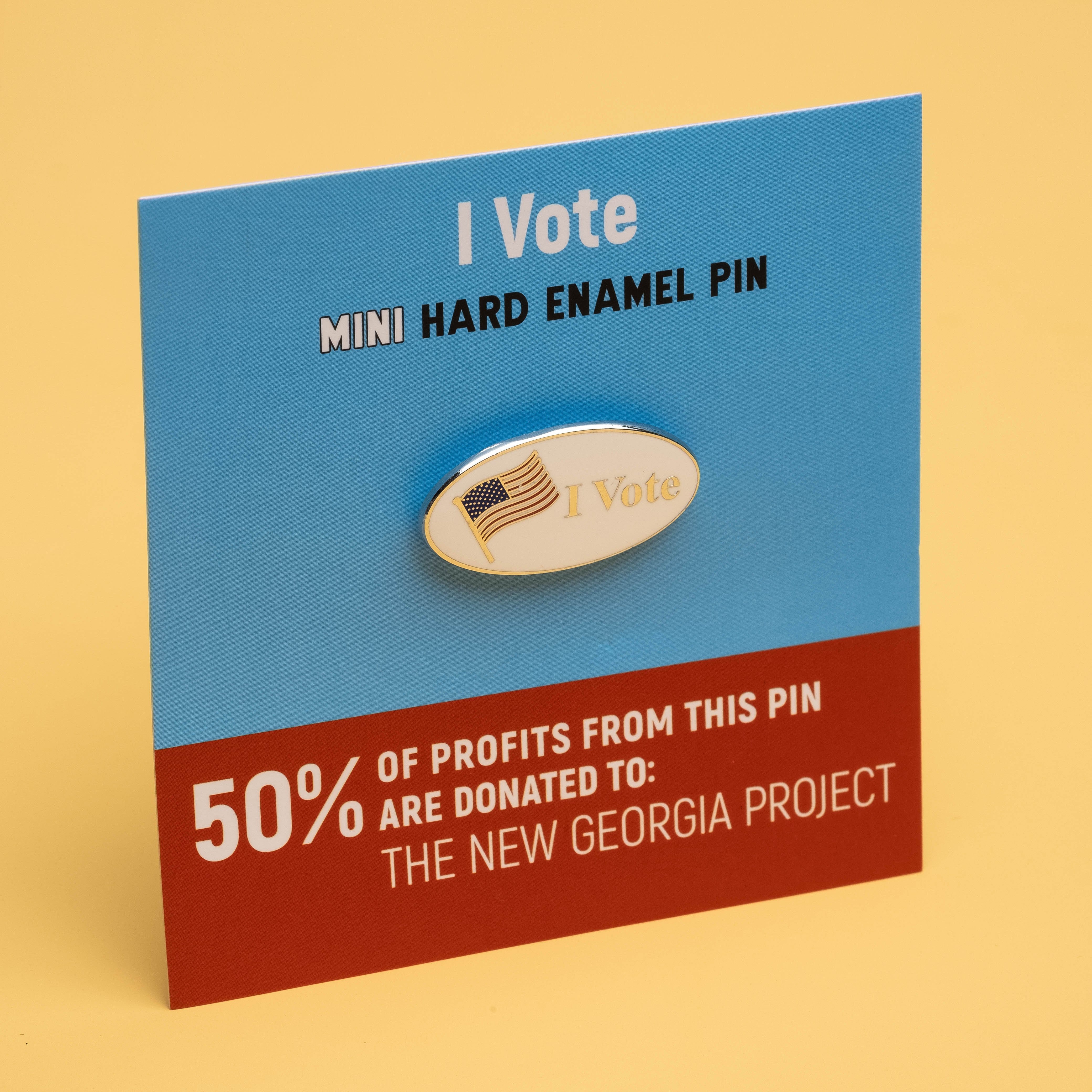 I Vote Mini Pin