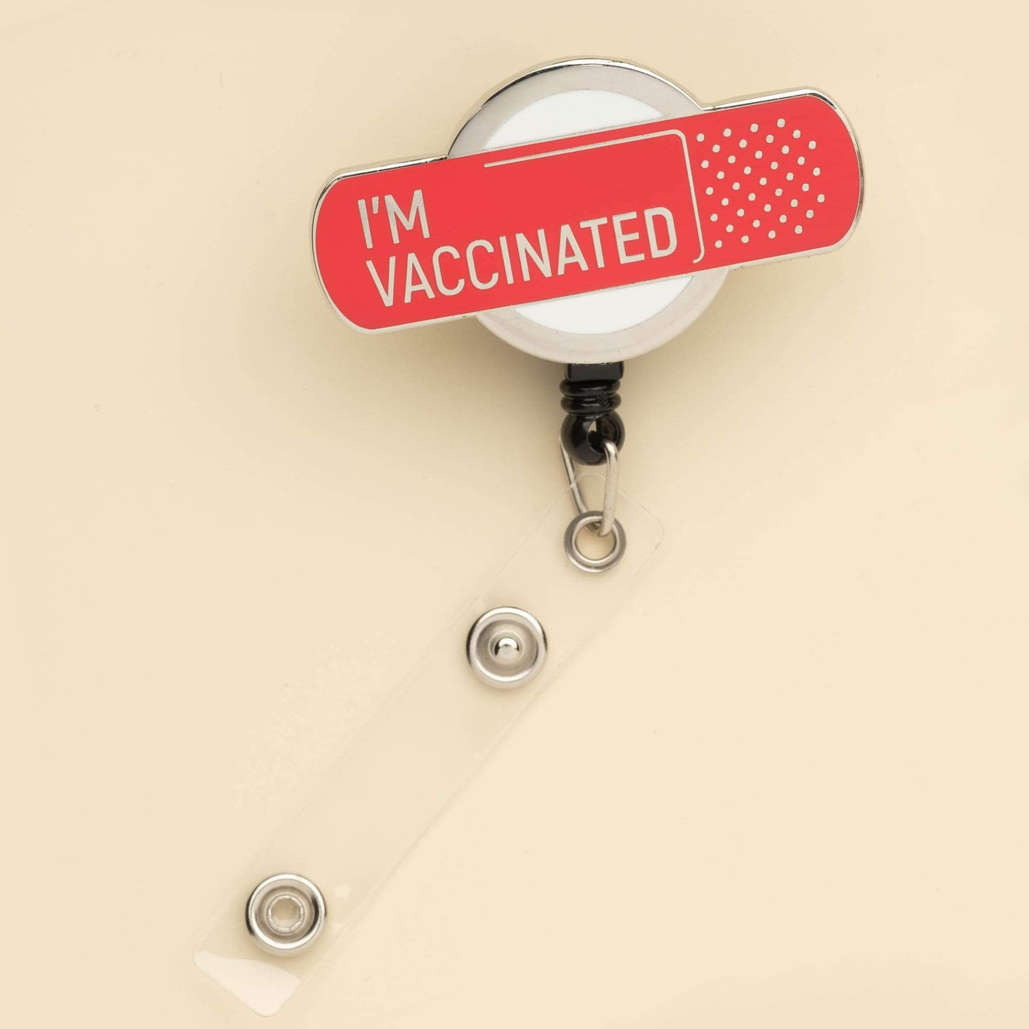 I'm Vaccinated Badge Reel | Dissent Pins