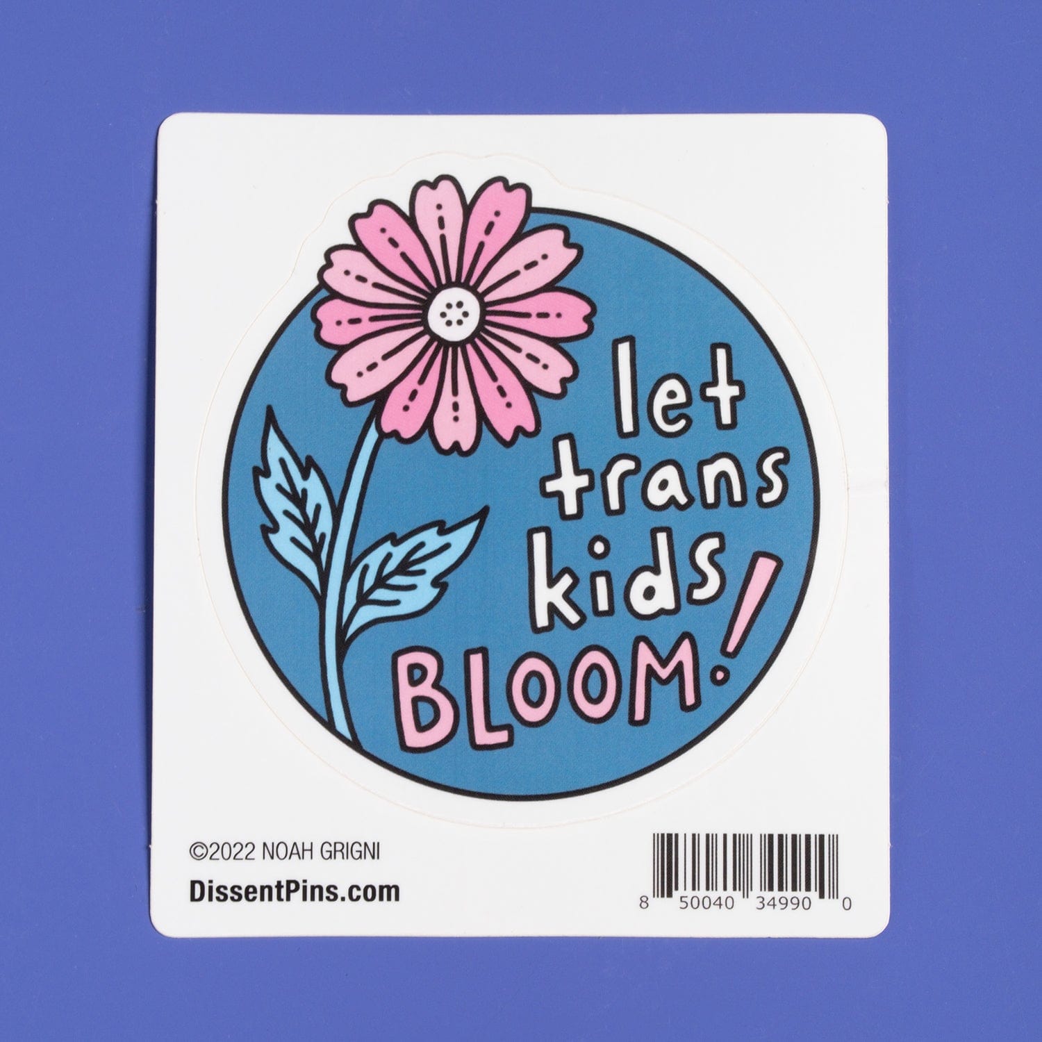 Let Trans Kids Bloom - Sticker
