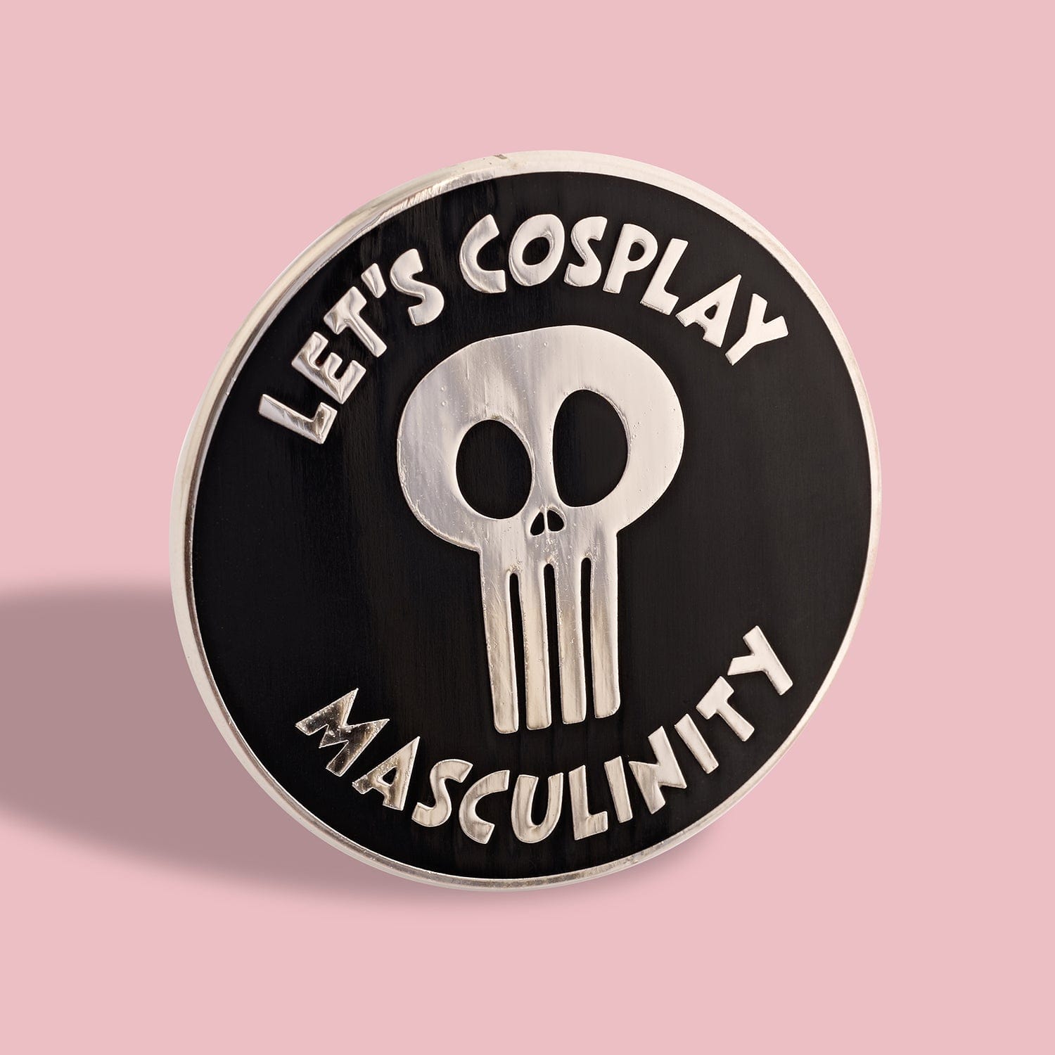 Let's Cosplay Masculinity Enamel Pin