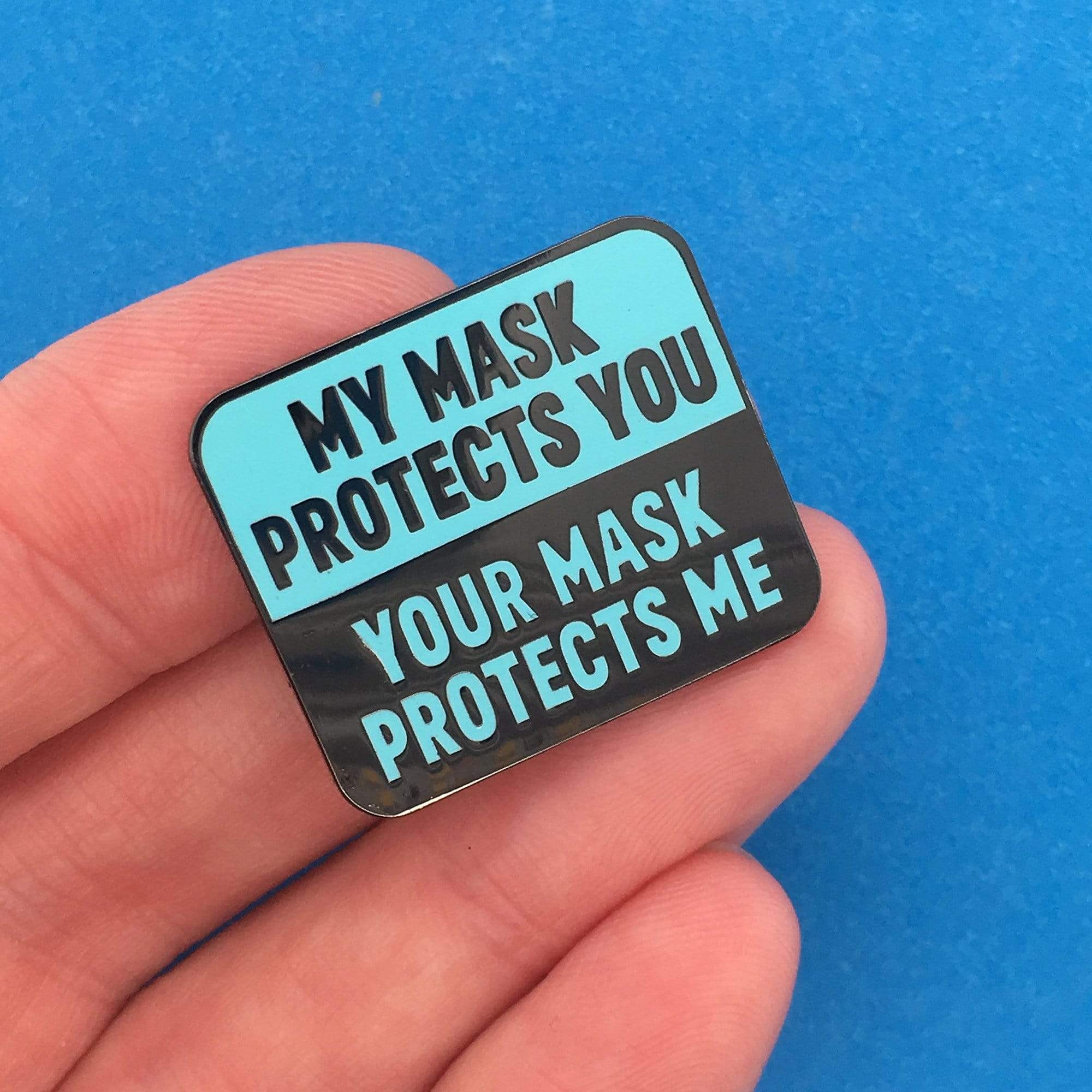 My Mask Protects You Magnet