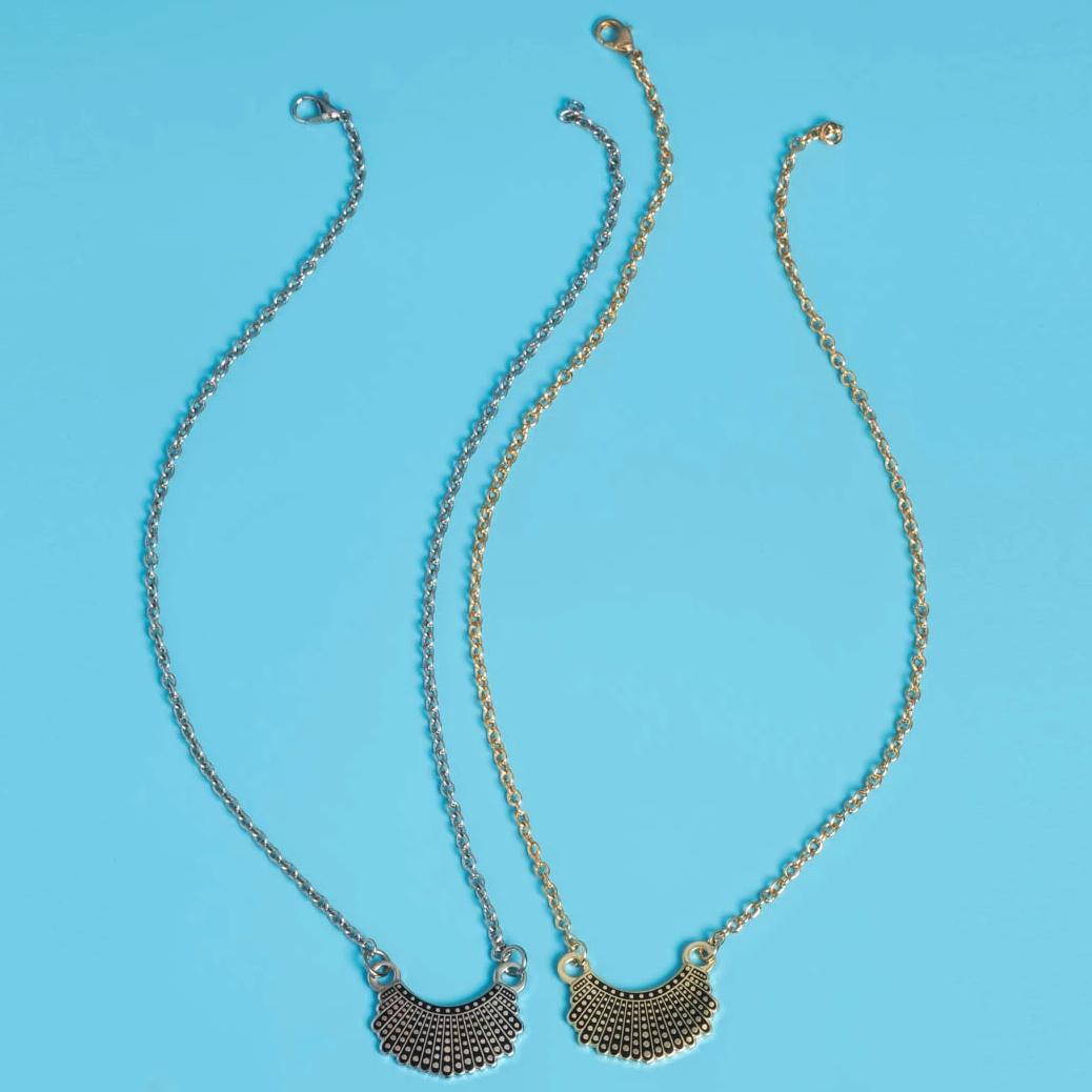 Dissent Collar Hoop and Charm + Necklace (set)