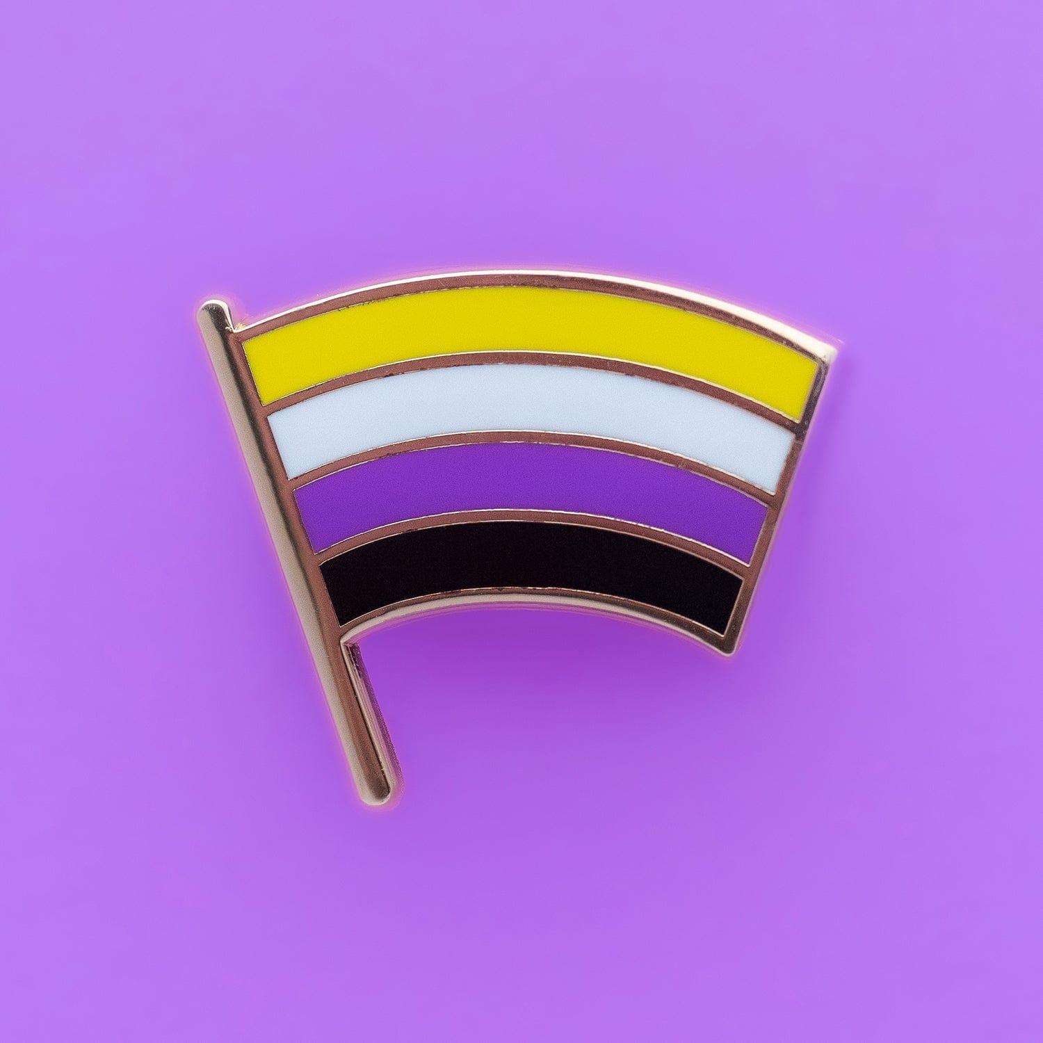 Nonbinary Flag Pin