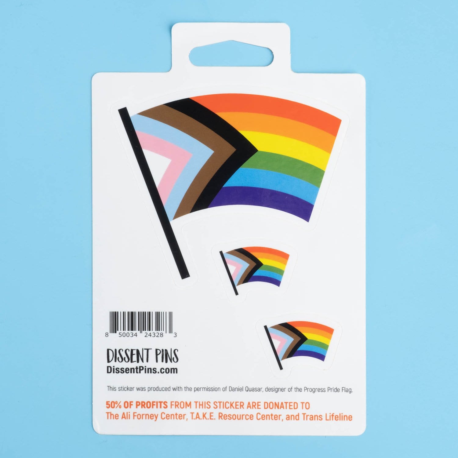 Progress Pride Flag - Sticker